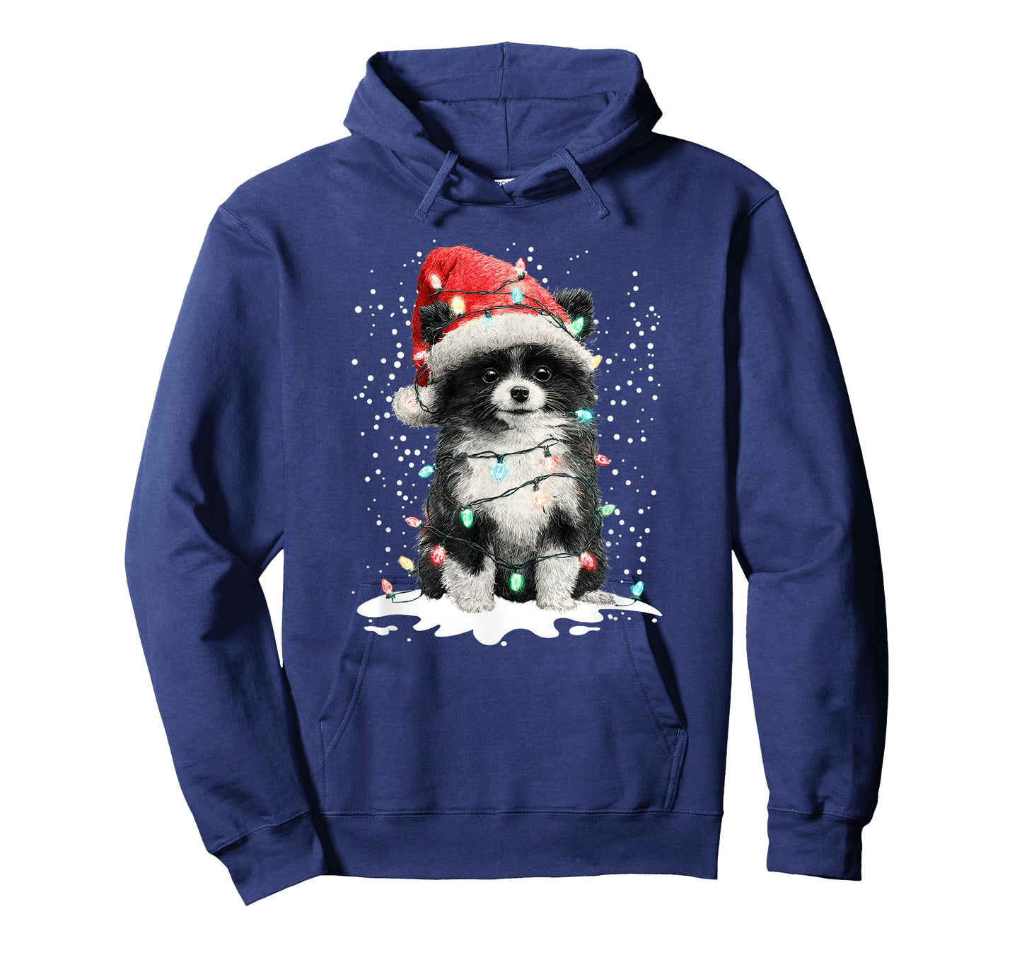 Dog Xmas Men Women Favorite Pomeranian Christmas T-Shirt