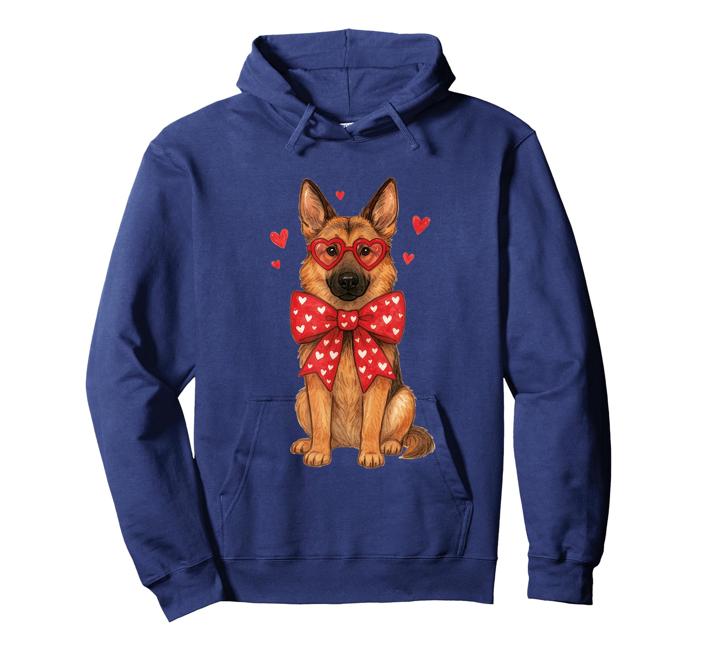 Cute Valentine Dog for Love Couples German Shepherd T-Shirt