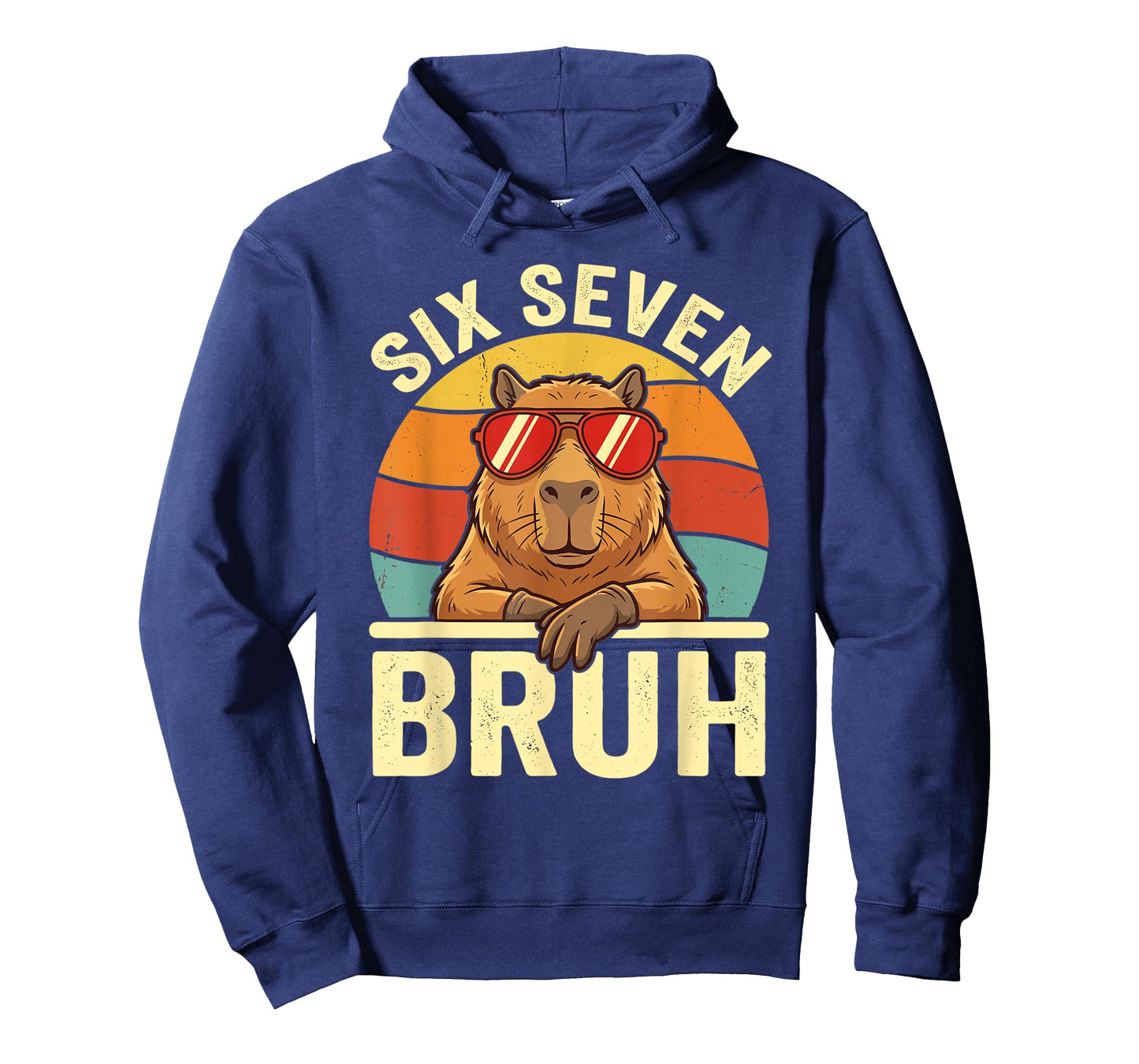 Six Seven Bruh 67 Meme Funny Capybara 6 7 T-Shirt