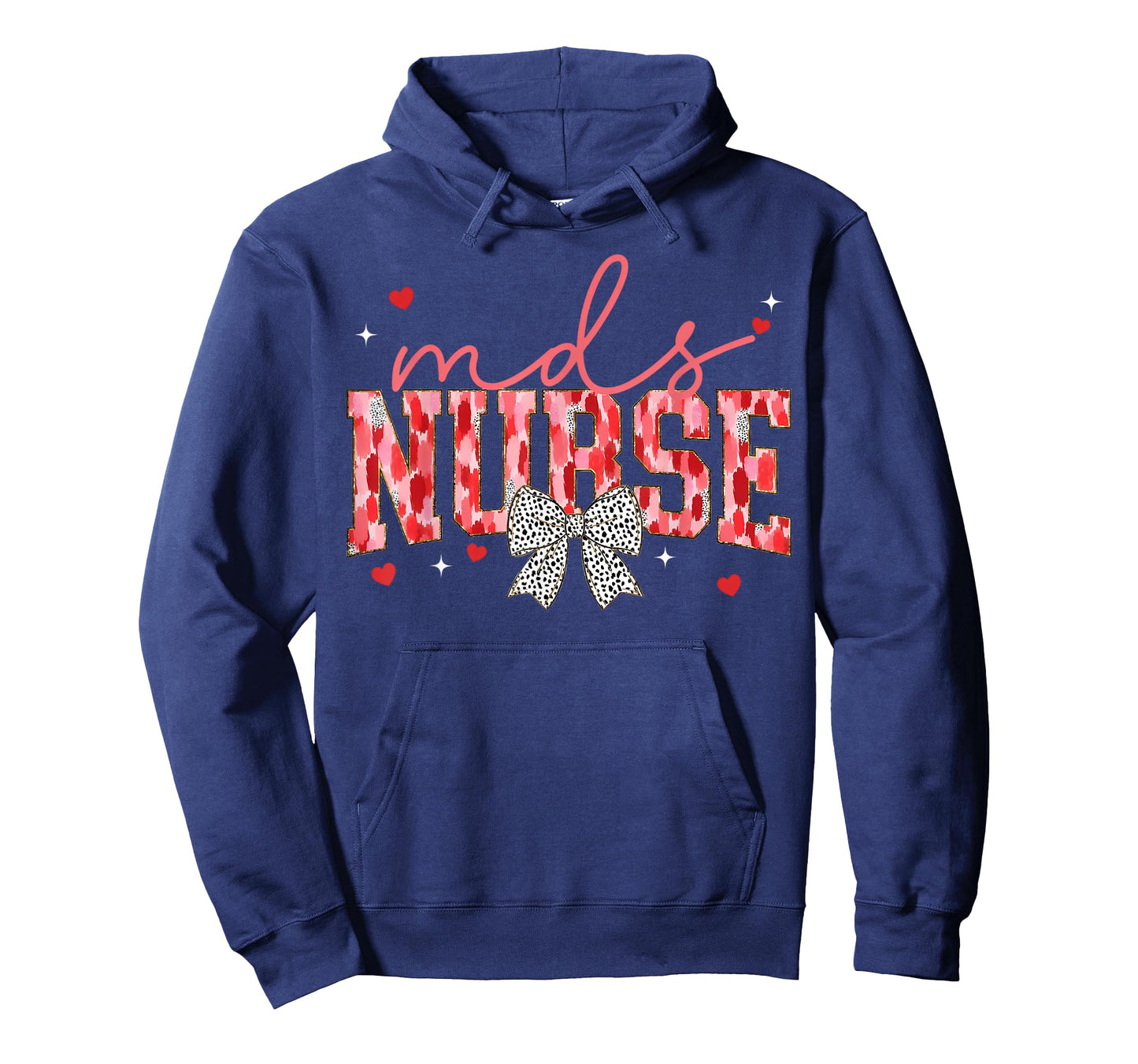 MDS Nurse Coquette Bow Valentines Day Minimum Data Set T-Shirt