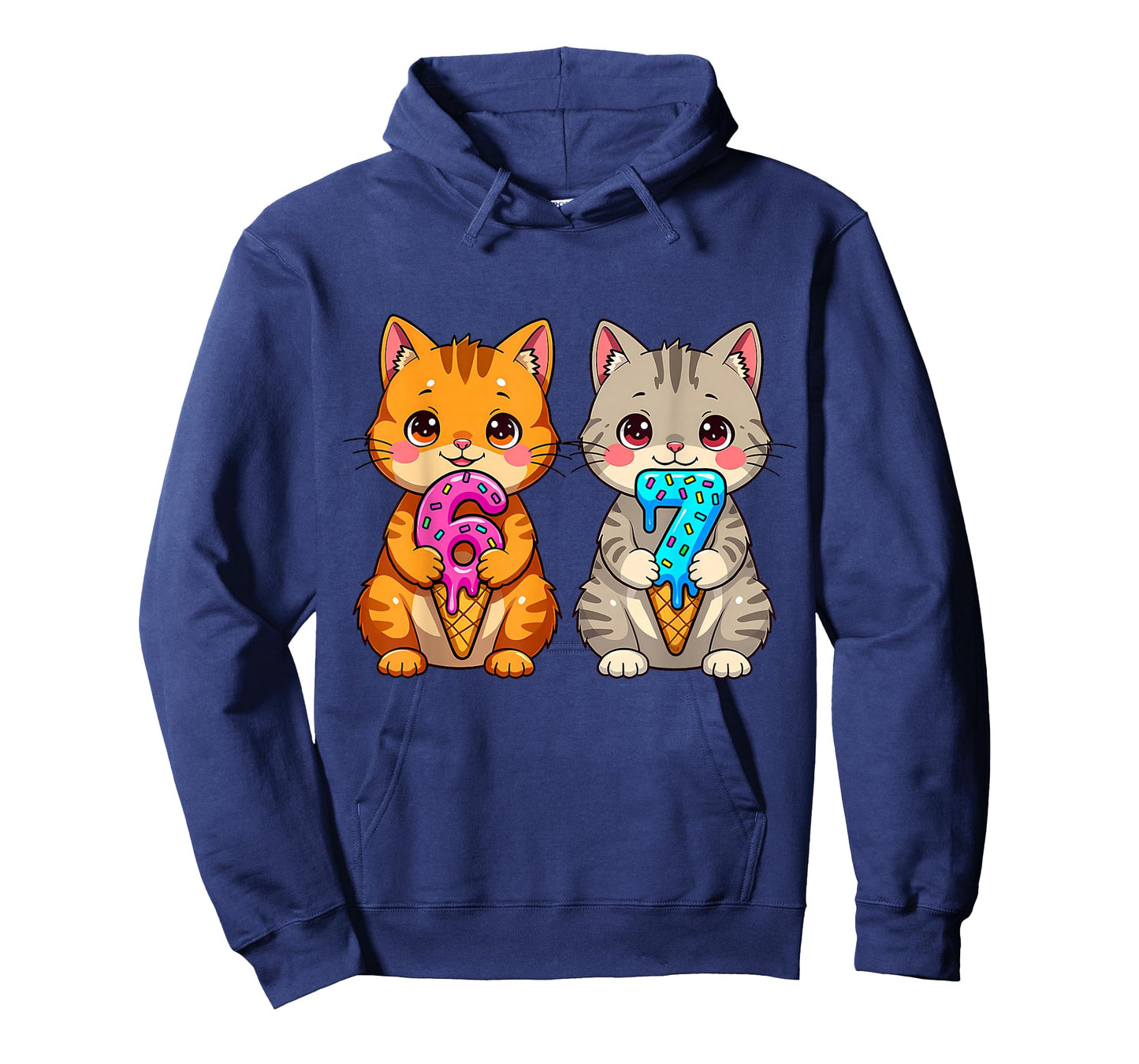 Cute Kawaii Cats Neko 67 Drip Meme Funny Six Seven T-Shirt