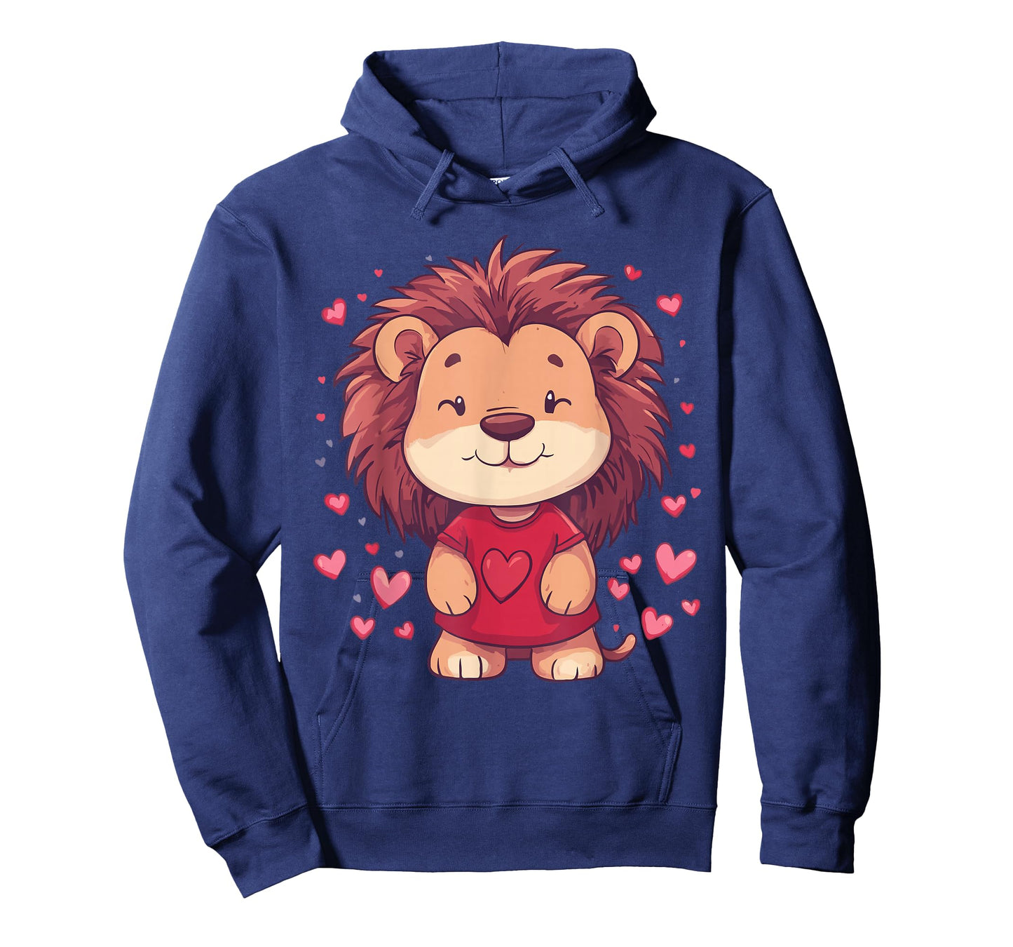 Lion Lover Heart Girls Valentine’s Day Women Lion T-Shirt