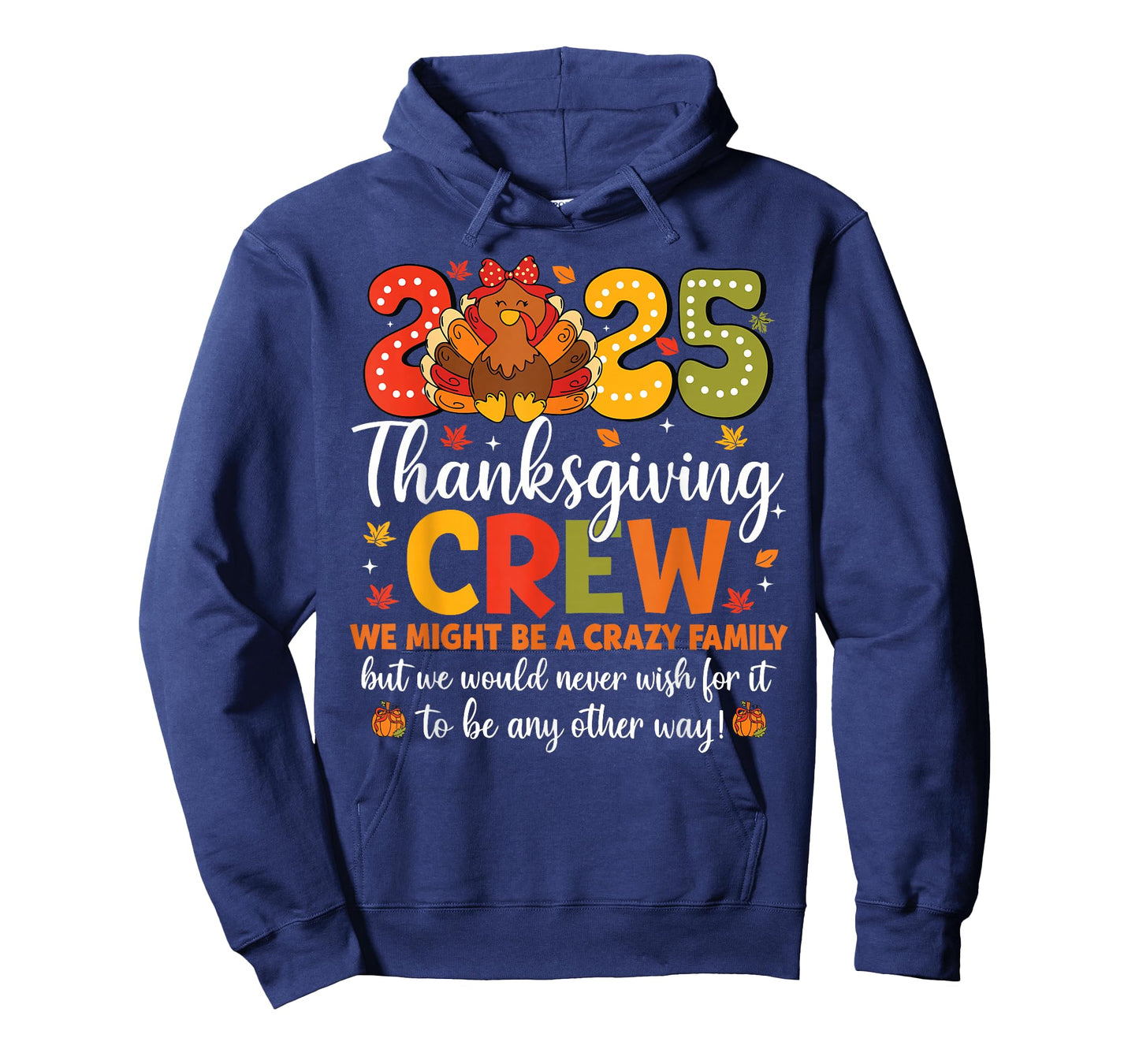 Family Thanksgiving 2025 Thanksgiving Crew Turkey Matching T-Shirt