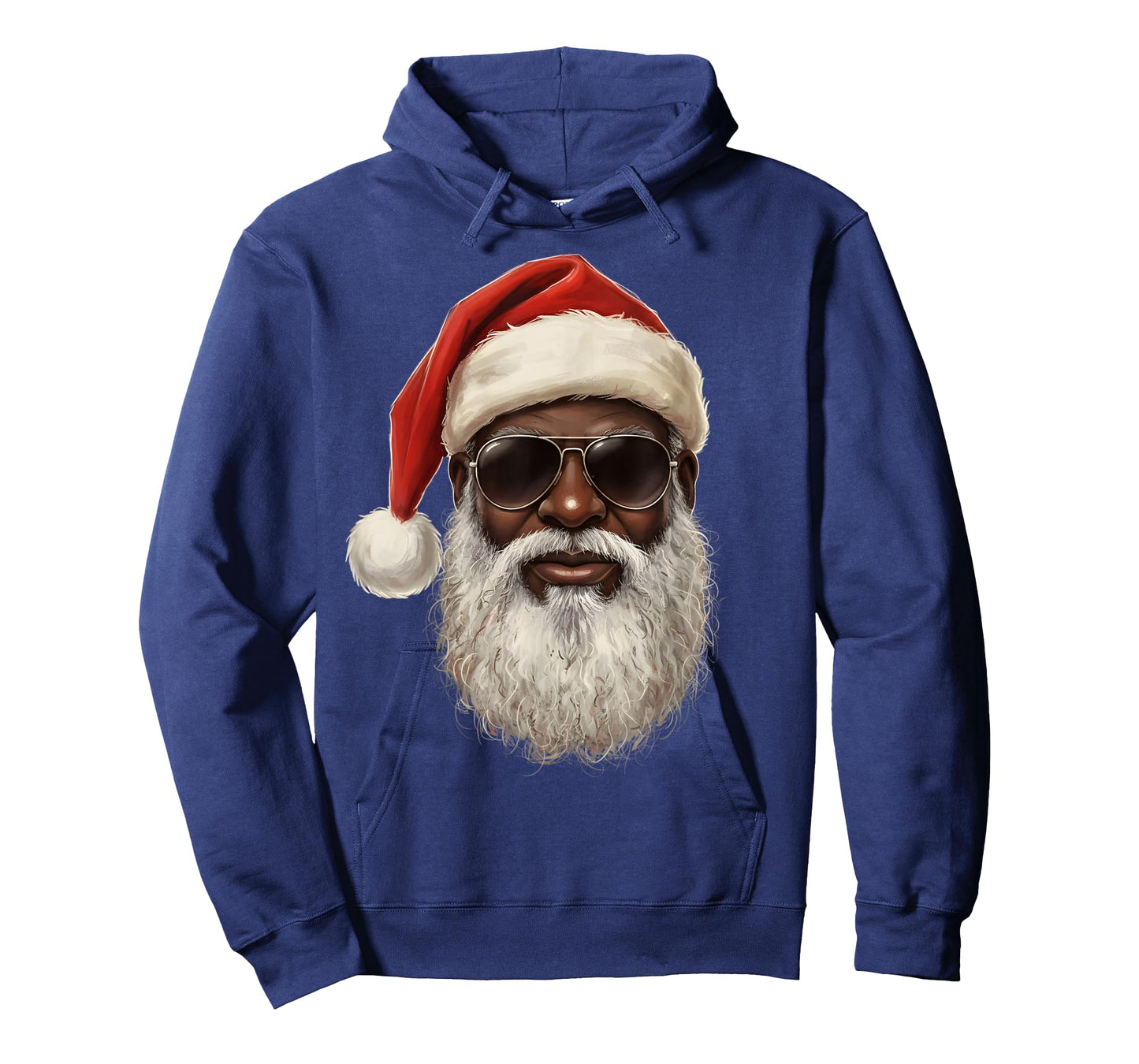 Vintage Cool Black Christmas Santa African Xmas Men Boy Kid T-Shirt
