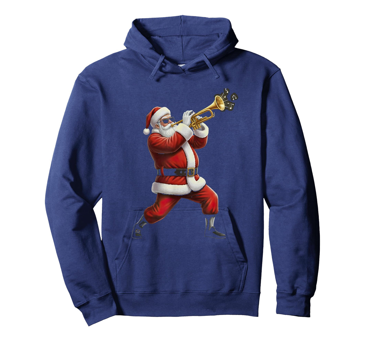 Funny Trumpet Santa Christmas Graphic Player Trumpetist T-Shirt