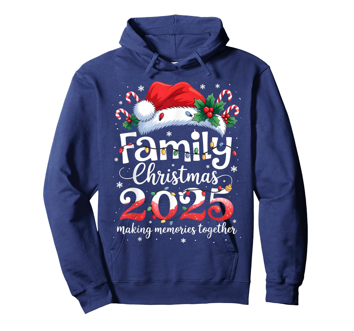 Family Christmas 2025 Matching Squad Santa Elf Funny Xmas T-Shirt