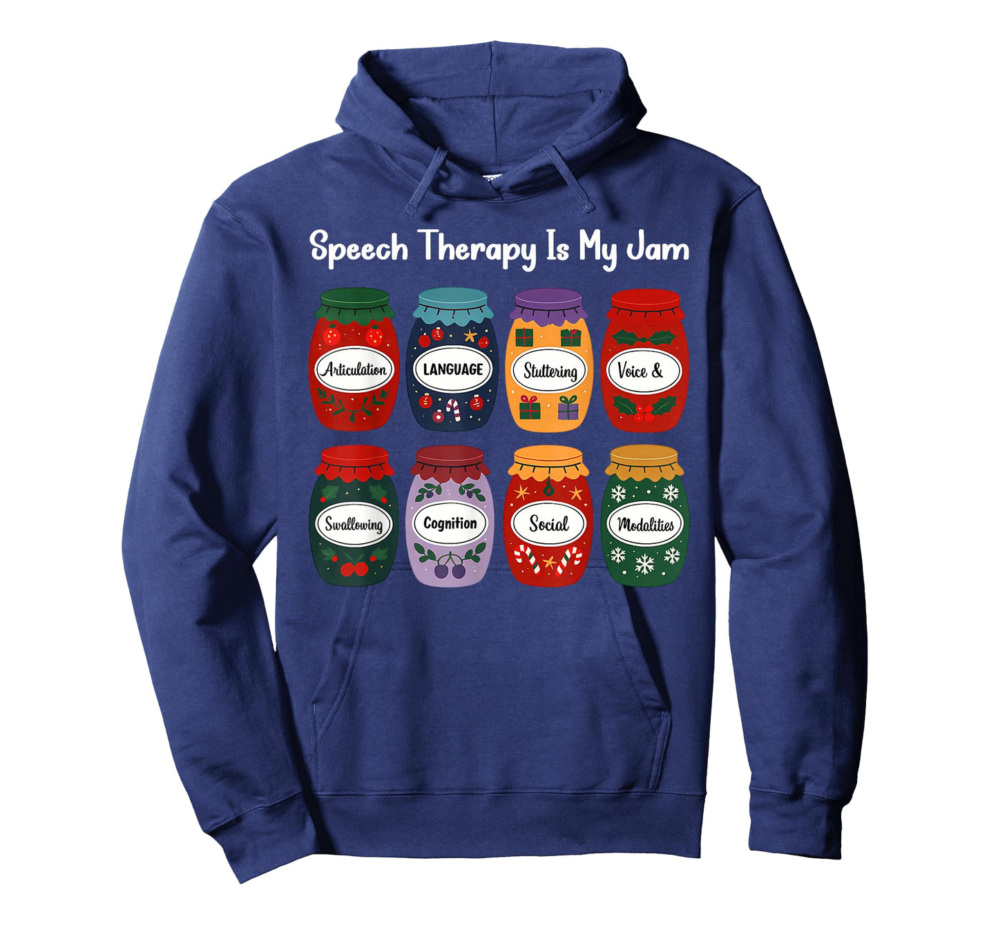 Speech Therapy is My Jam Christmas Speech Pathology SLP T-Shirt
