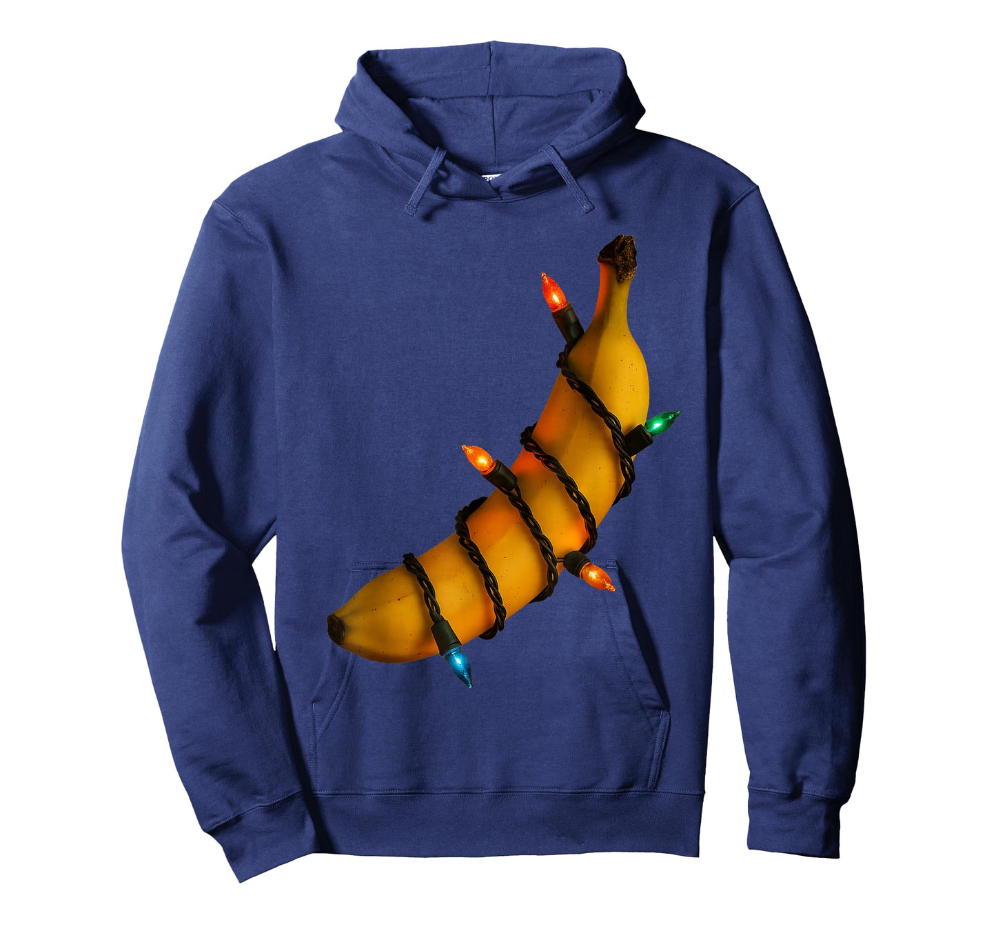 Christmas Banana with Lights Fun Holiday Design Unisex T-Shirt