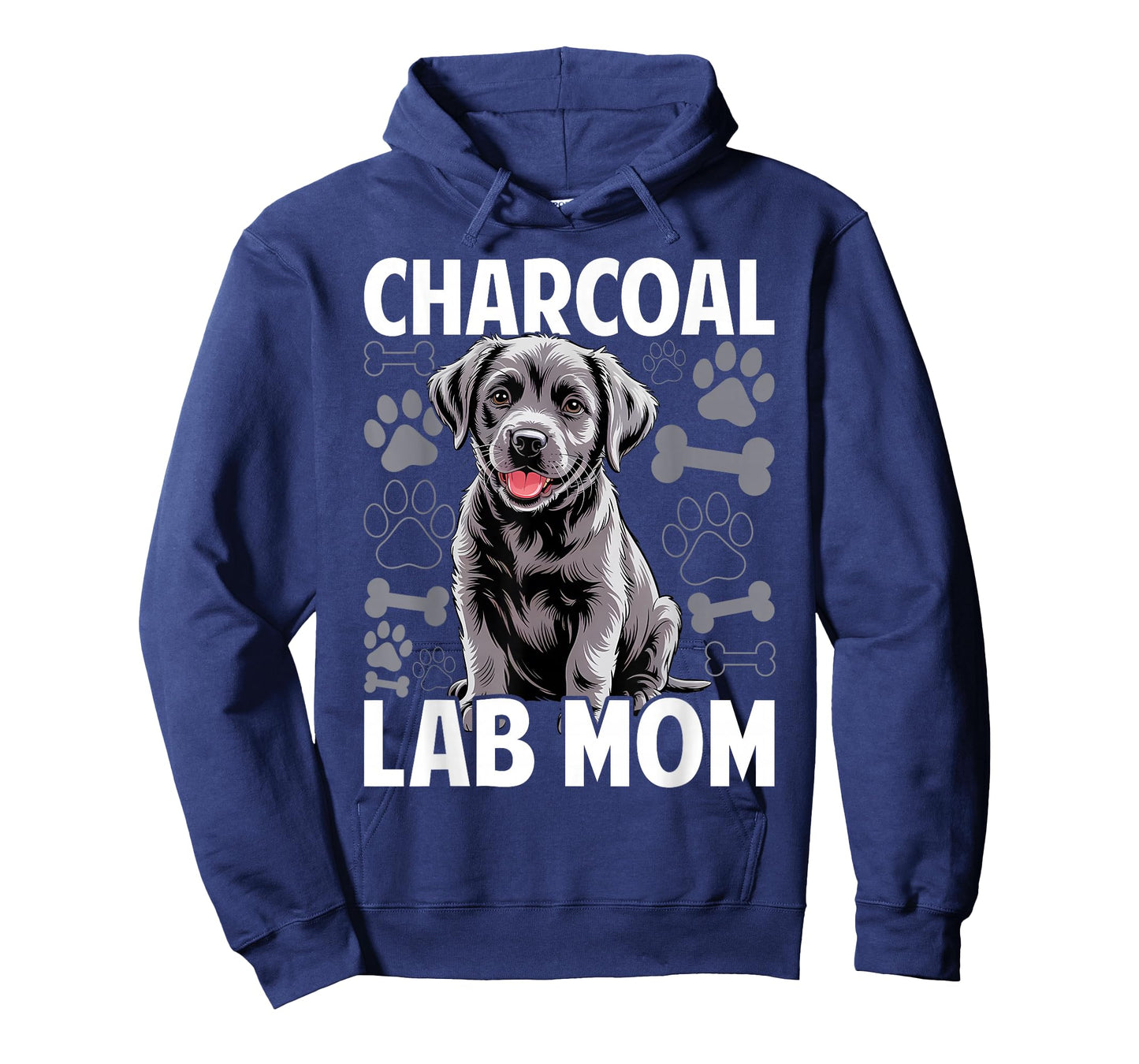 Charcoal Lab Mom Women Labrador Retriever T-Shirt