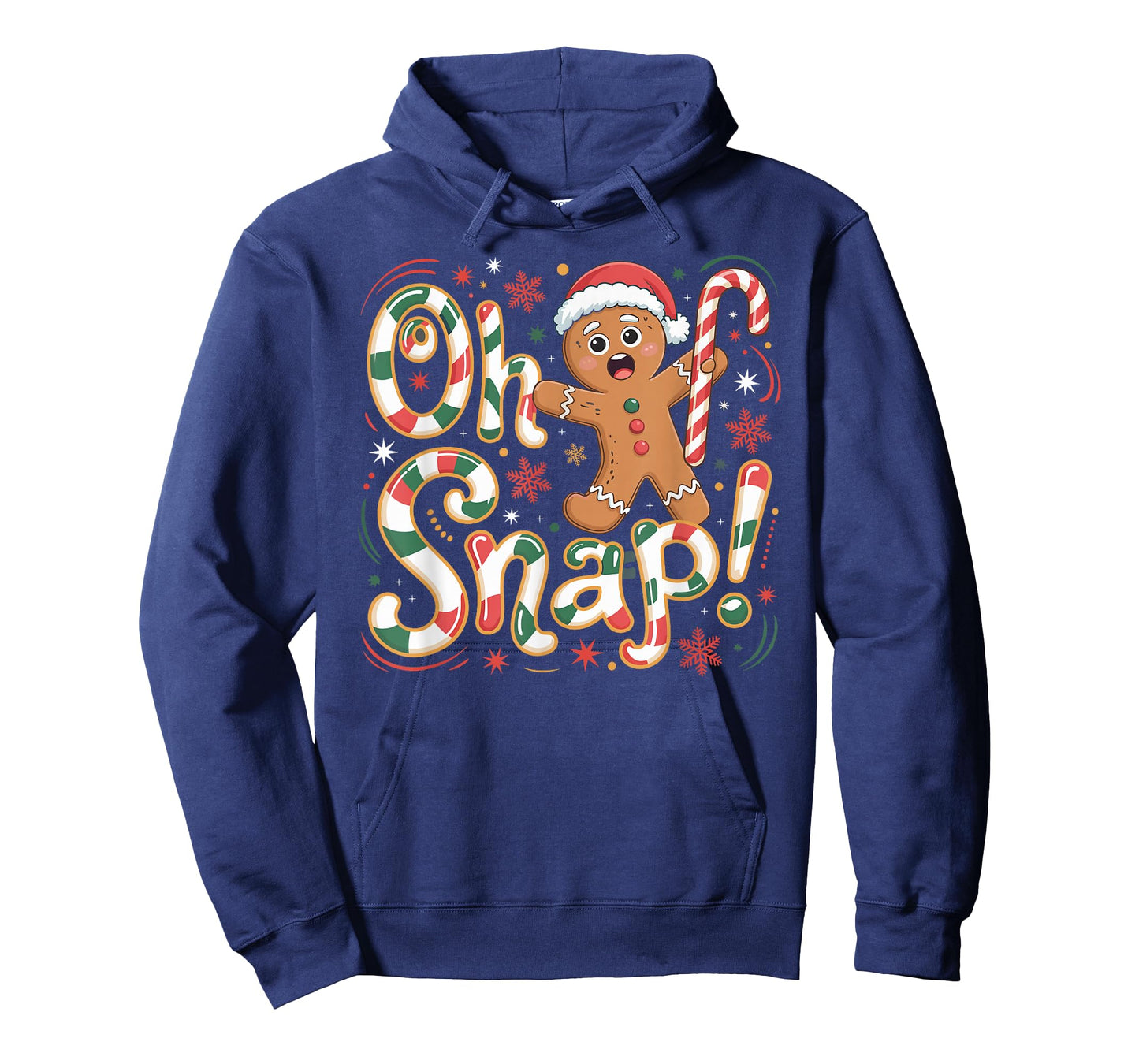 Oh Snap Gingerbread Man Funny Christmas Xmas Men Women Kids T-Shirt