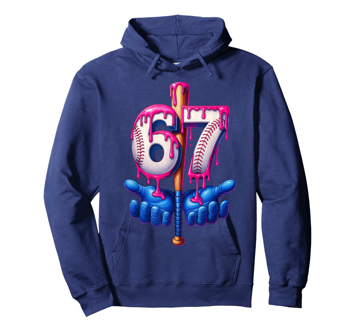 Baseball Drip 6 7 Number 67 Six Seven Meme Mens Boys Kids T-Shirt