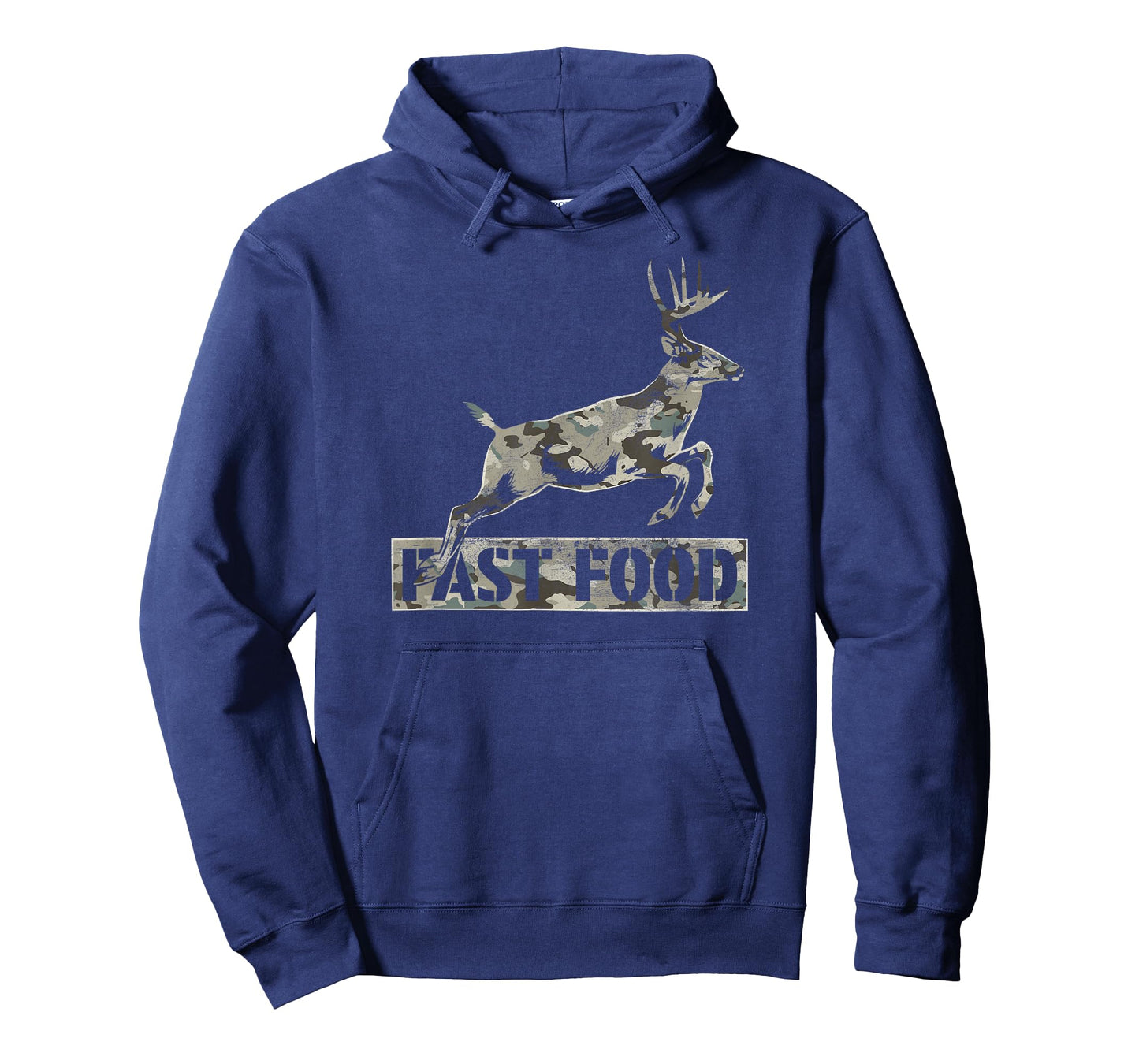 Deer Hunting Funny Fast Food Distressed T-Shirt