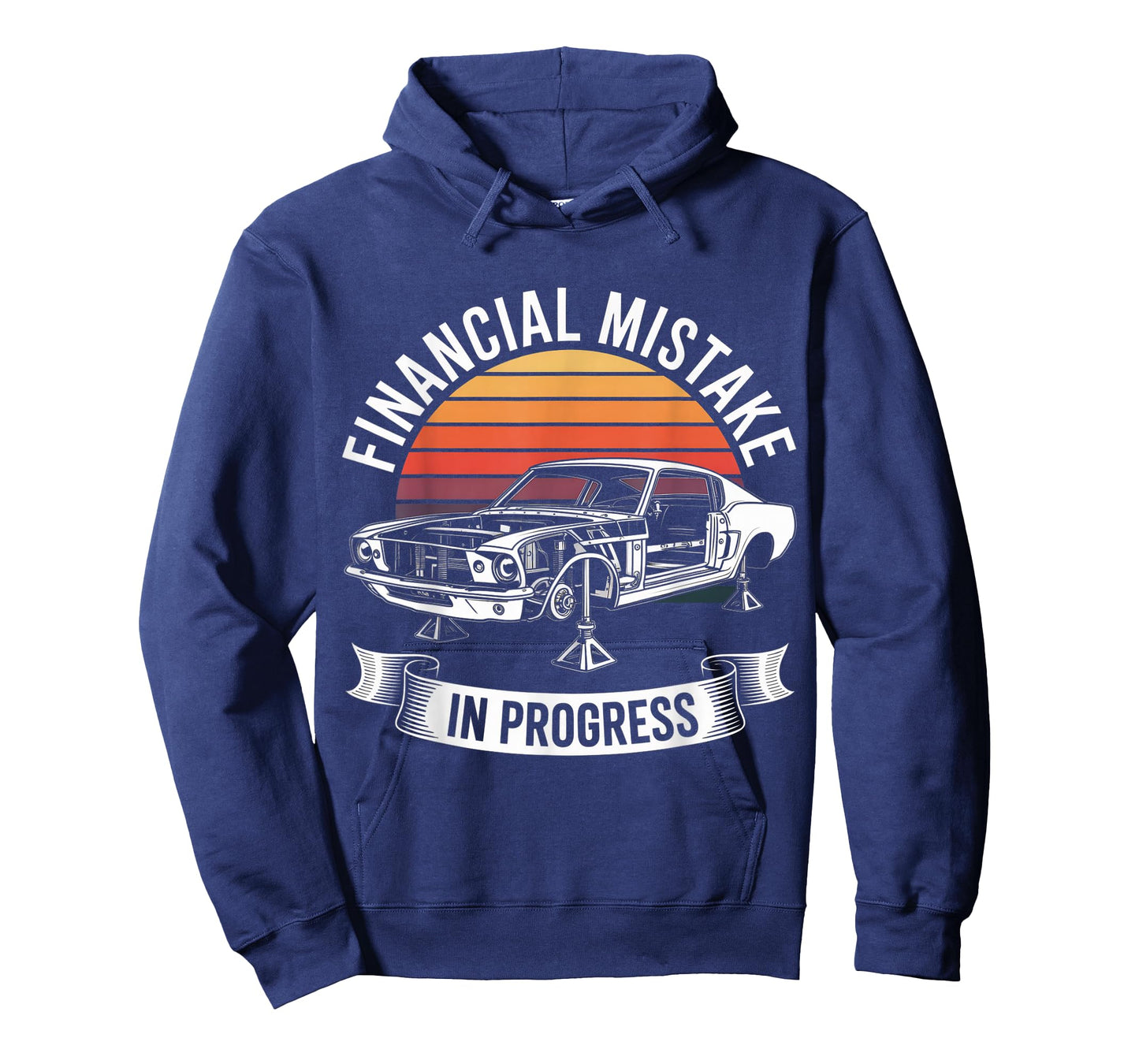 Classic 1960s Muscle Car Financial Mistake in Progress T-Shirt