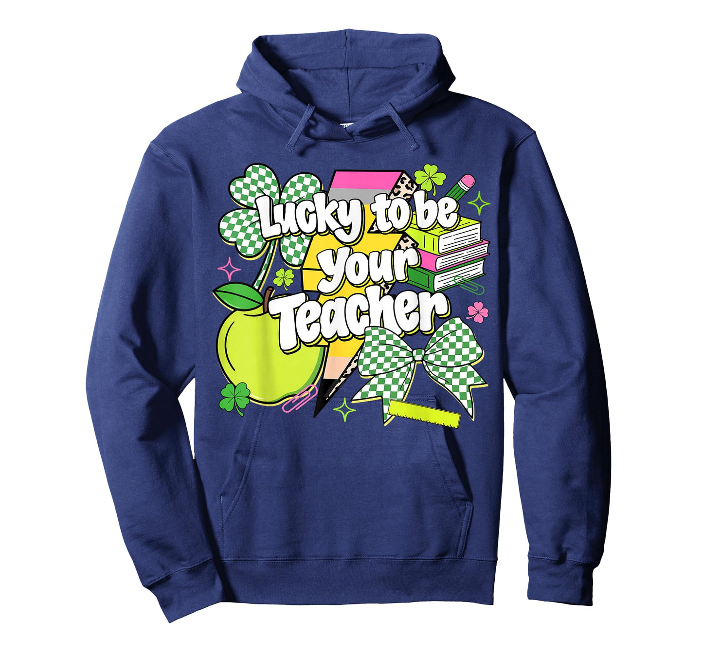 Lucky to Be Your Teacher St Patrick Day Coquette Bow Teacher T-Shirt