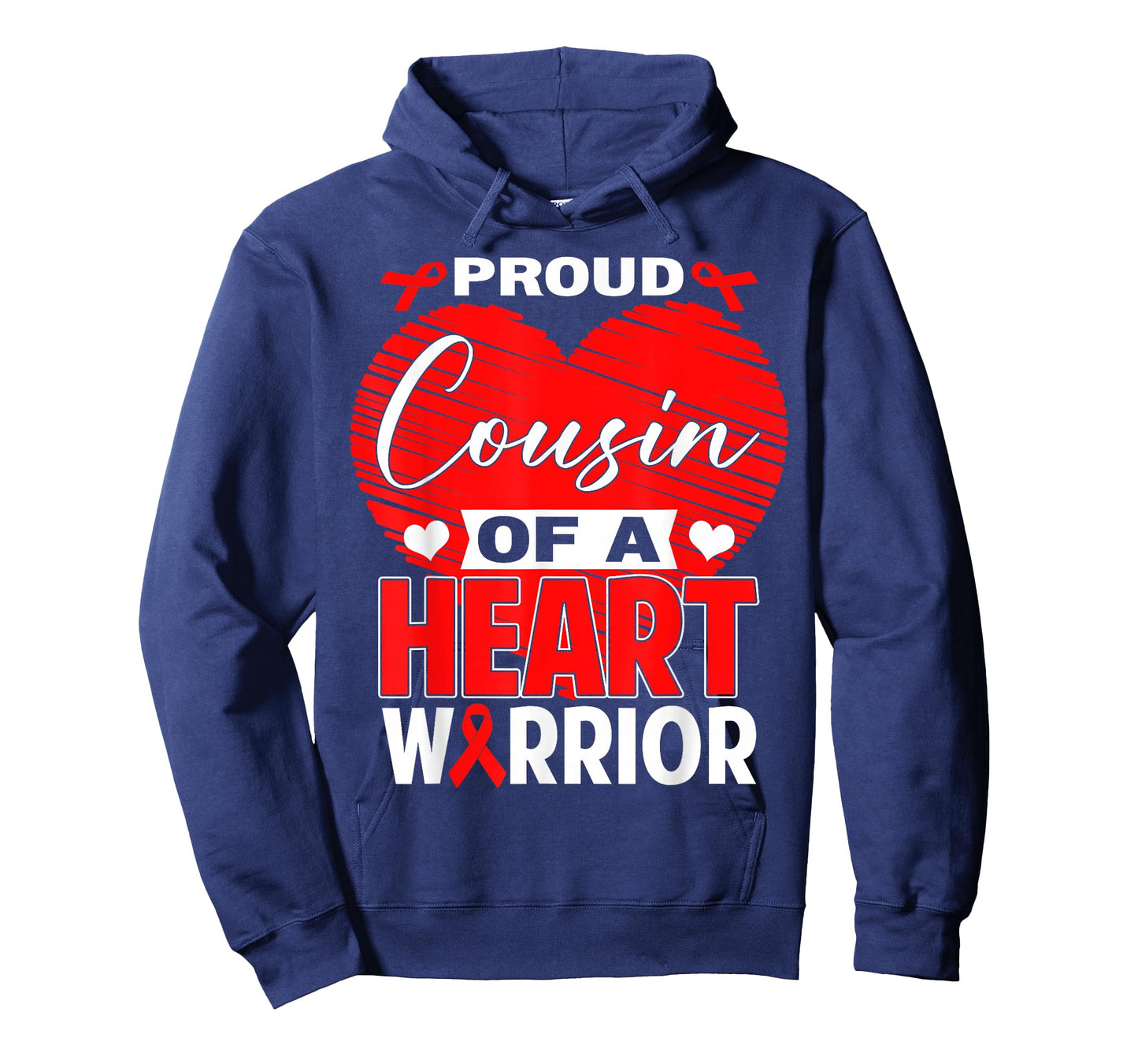 Proud Cousin of Heart Warrior Heart Disease Awareness T-Shirt