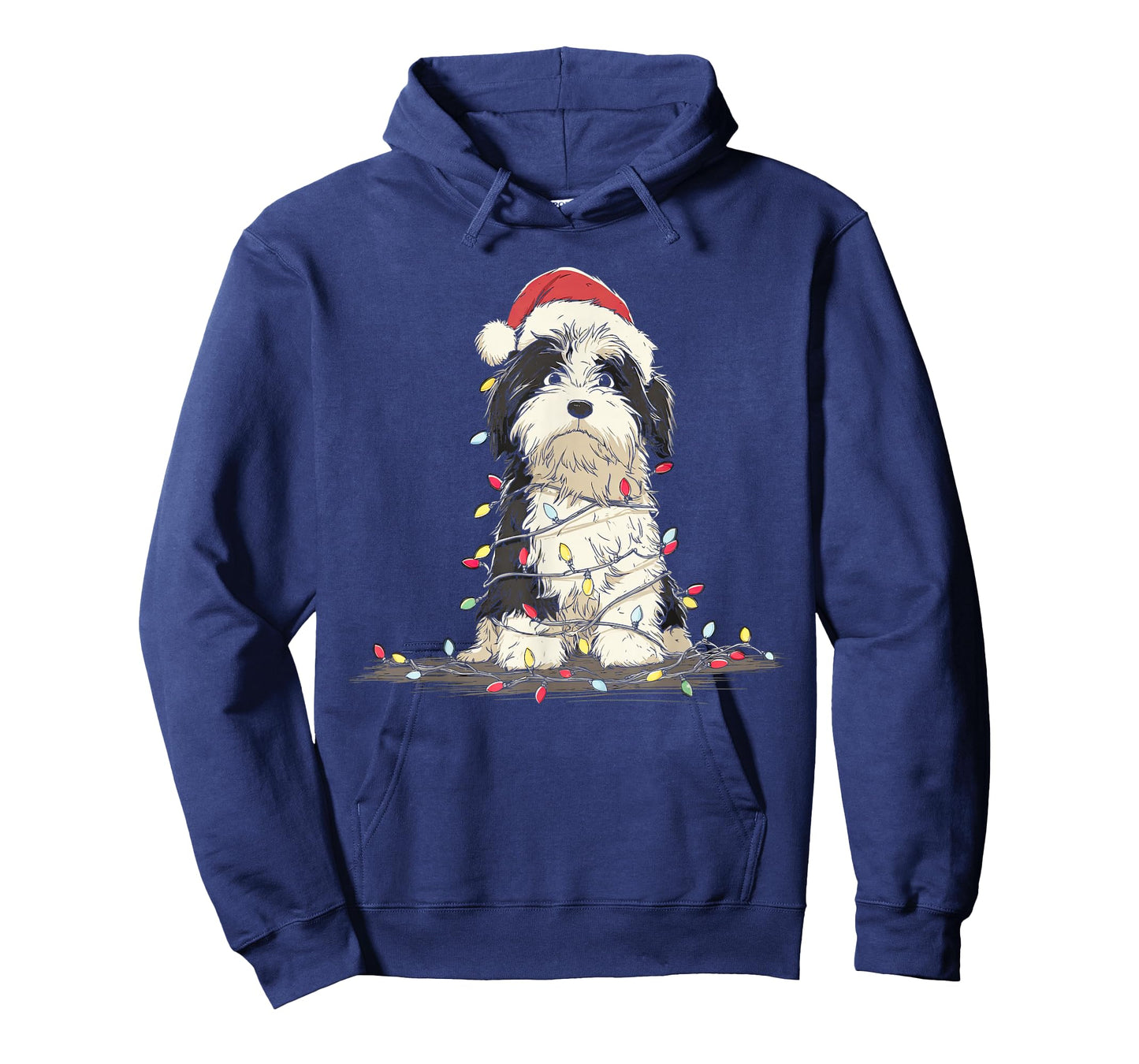 Funny Havanese Christmas Graphics Dog Lights Lover T-Shirt