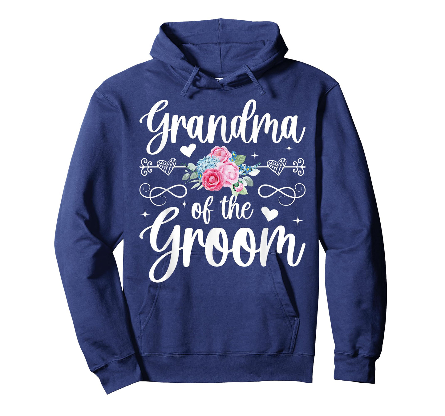 Groom's Grandma of The Groom Flowers Groom Grandma T-Shirt