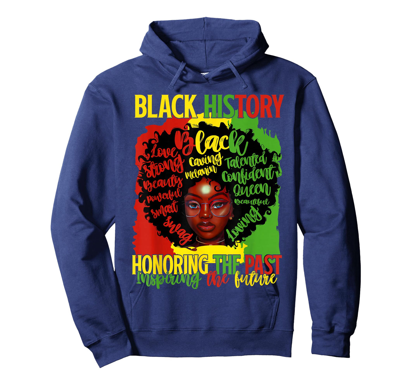 Black History Honoring Past Inspiring Future Black Woman T-Shirt