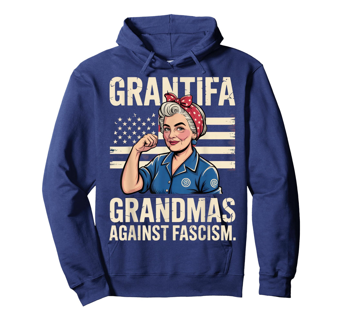 Grantifa Grandmas Against Fascism Patriotic Statement T-Shirt