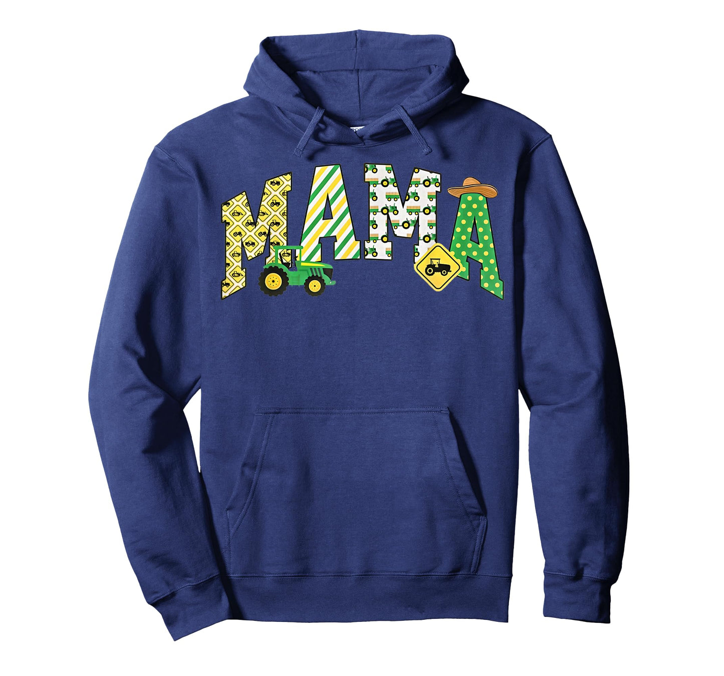 Mama of The Birthday Boy Tractor Farm Trucks Family Party T-Shirt