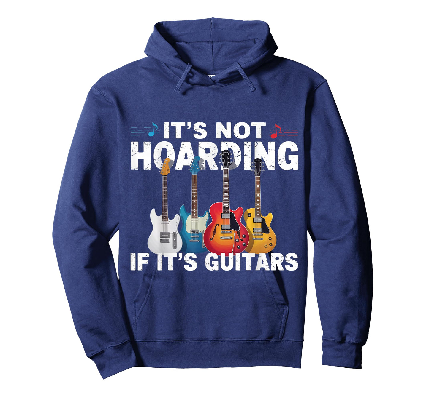 It's Not Hoarding If It's Guitars Musicians Black T-Shirt