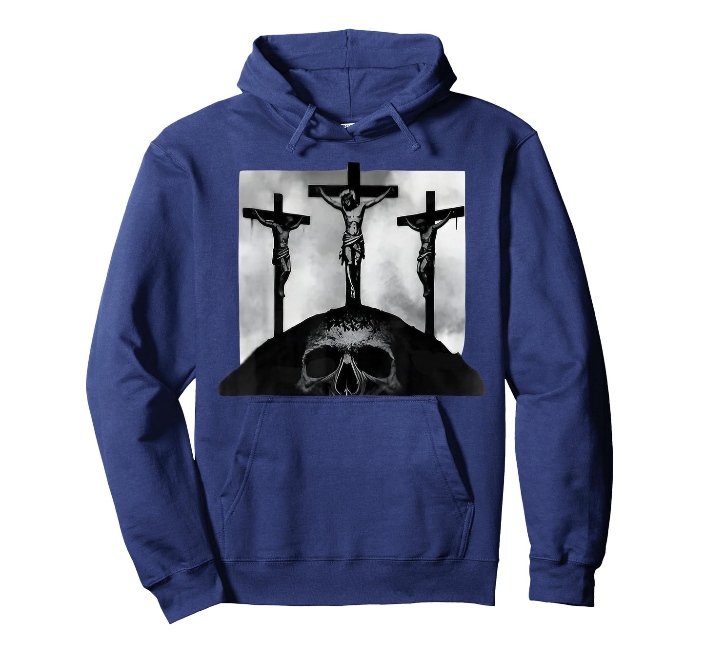 Golgotha Jesus Design Three Crosses Gothic Christian T-Shirt