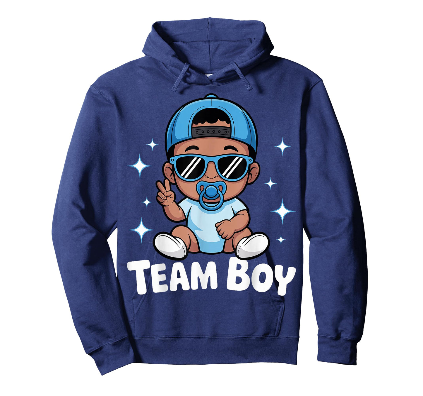 Team Boy Baby Announcement Gender Reveal Family Party T-Shirt