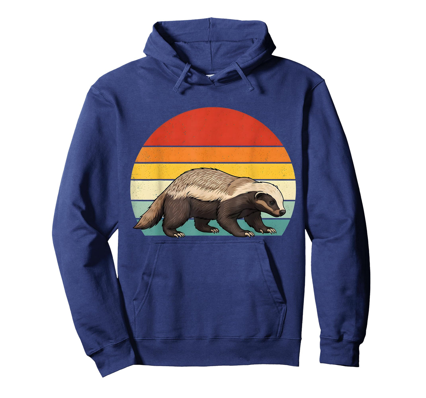Vintage Honey Badger Retro Wildlife Animal Lover Men Women T-Shirt