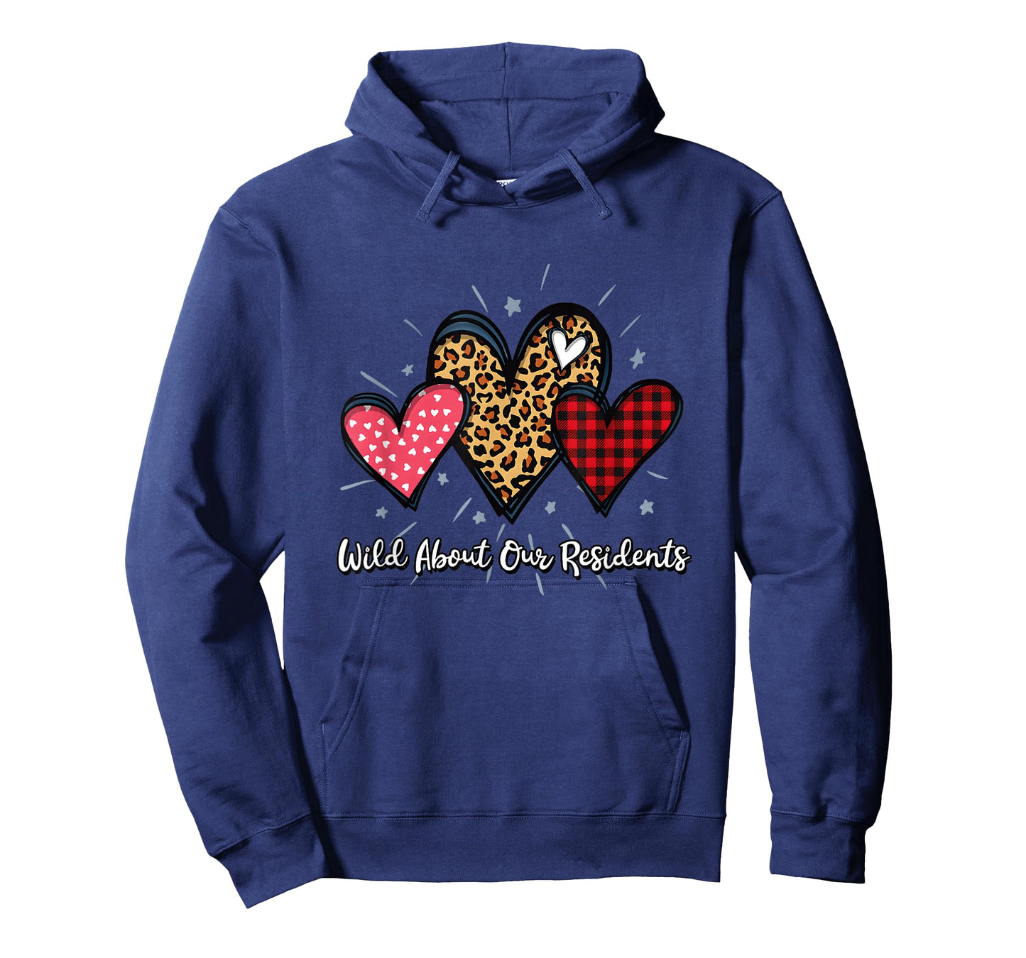 Wild About Our Residents Valentines CNA Caregiver Nursing T-Shirt