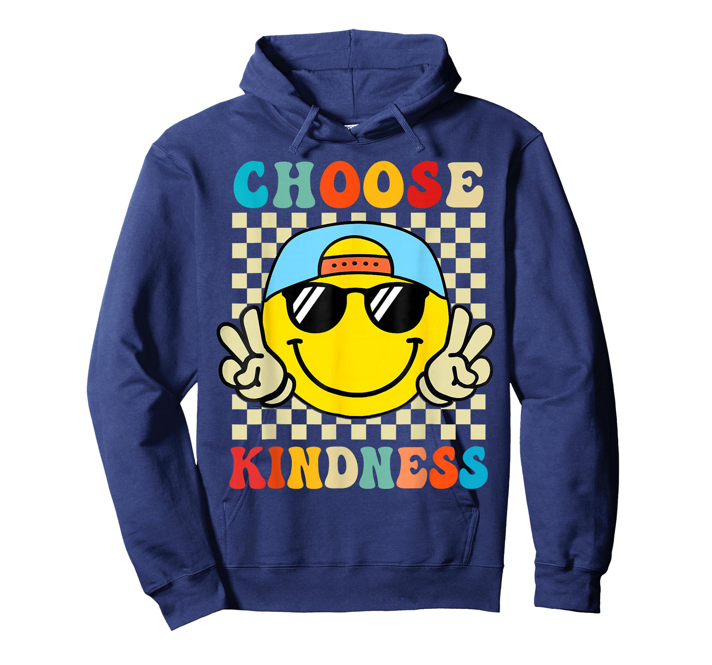 Men Women Kids Choose Kindness Groovy Be Kind Inspirational T-Shirt