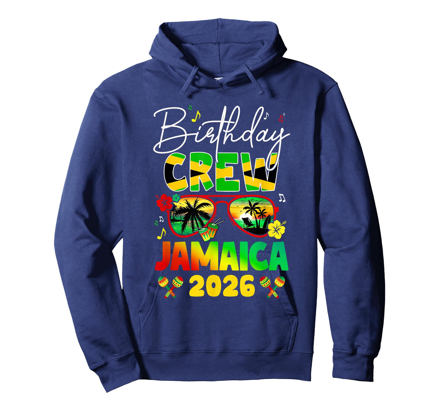 Birthday Crew Jamaica 2026 Birthday Girl Party Matching T-Shirt