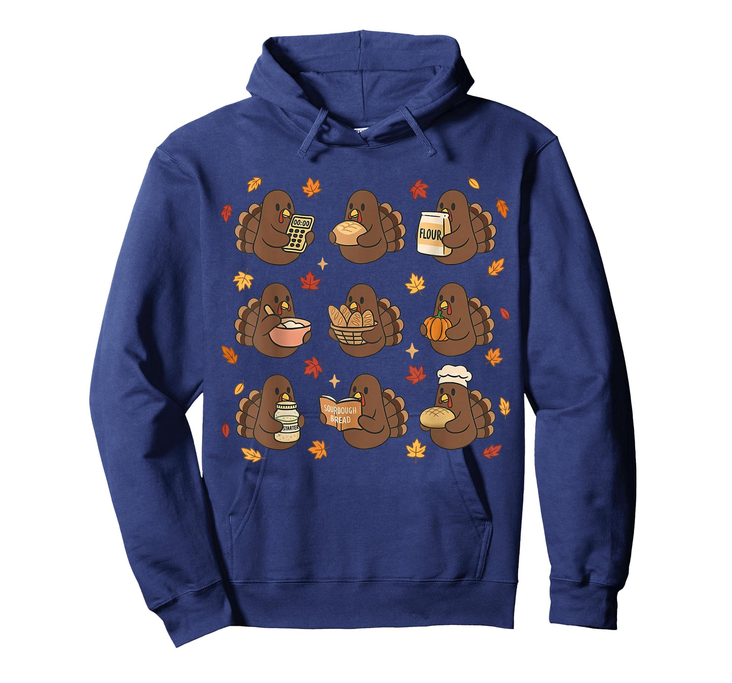 Funny Thanksgiving Turkey Baking Cute Sourdough Bread T-Shirt