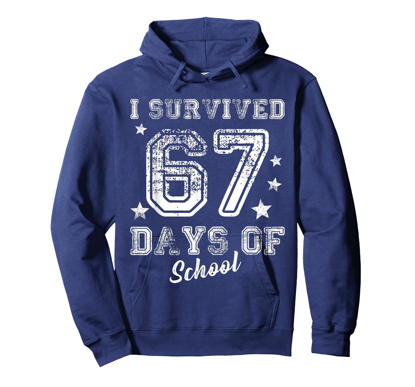 I Survived 67 Days of School Students Teachers 100th Days T-Shirt