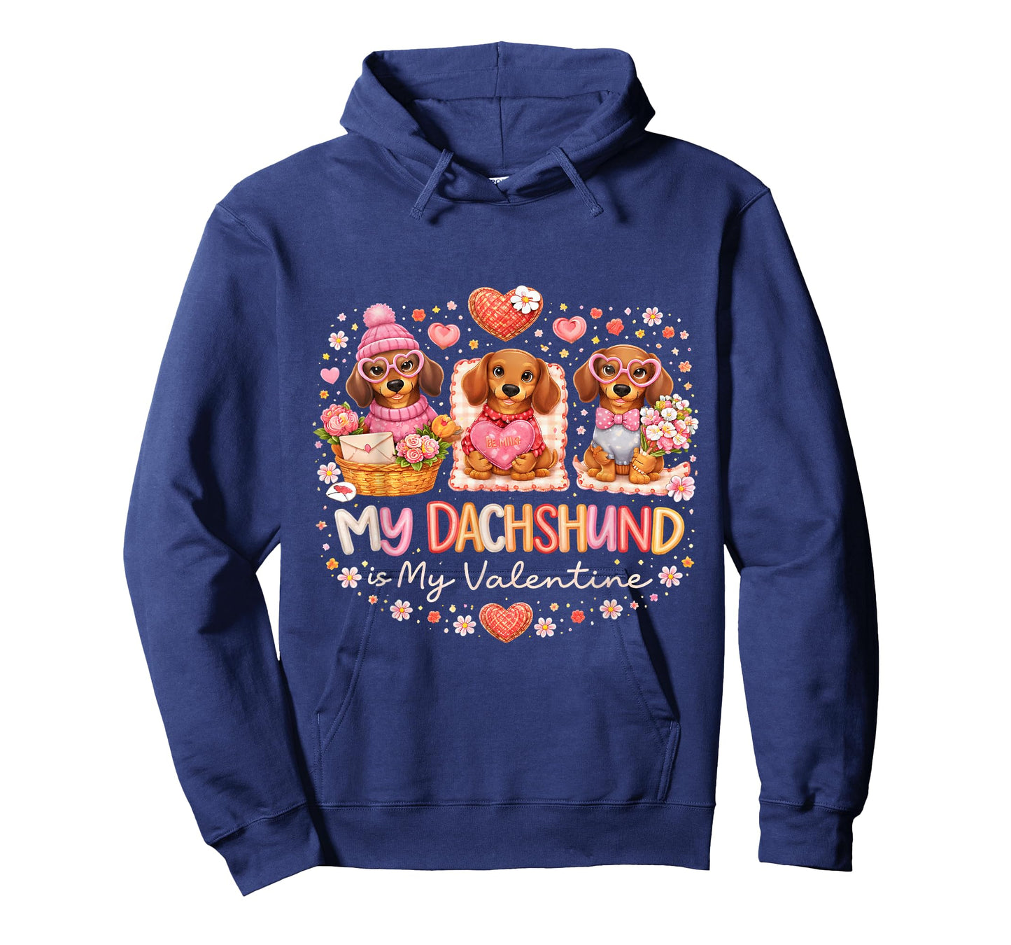 Dachshund Valentine Gift for Dog Lovers and Pet Owners T-Shirt