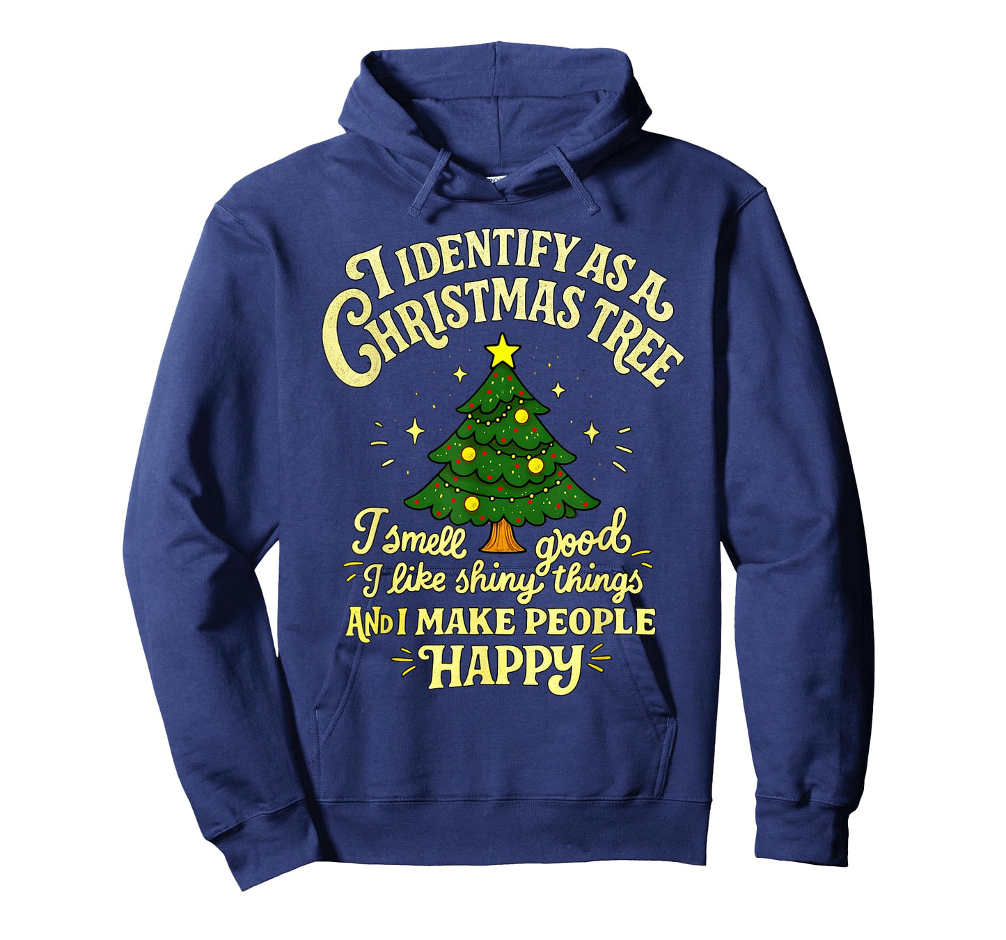 Funny I Identify as a Christmas Tree T-Shirt