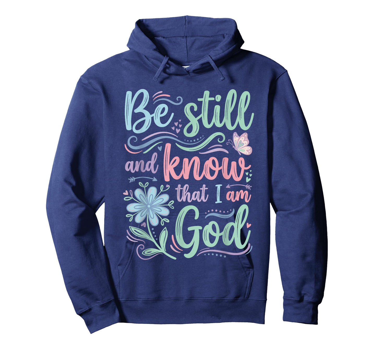 Be Still and Know Psalm Bible Verse for Women T-Shirt