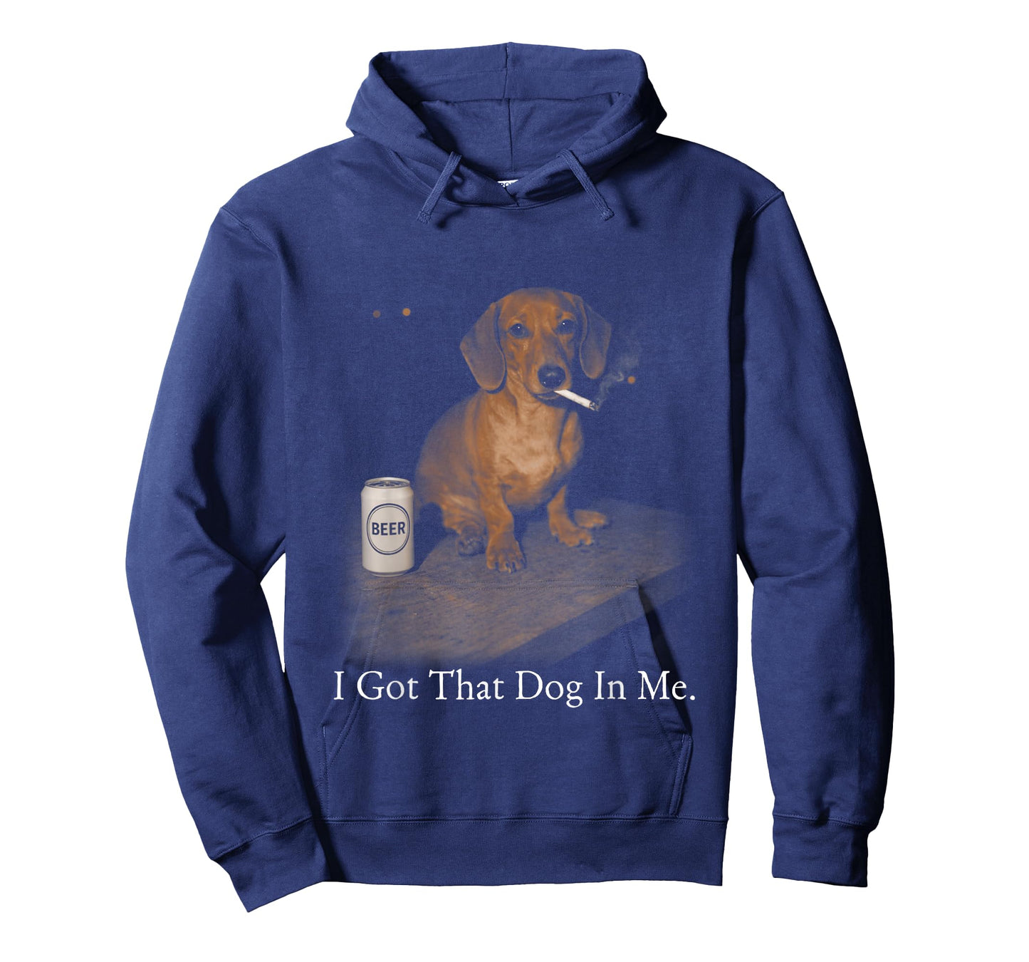 I Got That Dog in Me Funny Dachshund Smoking for Men Women T-Shirt