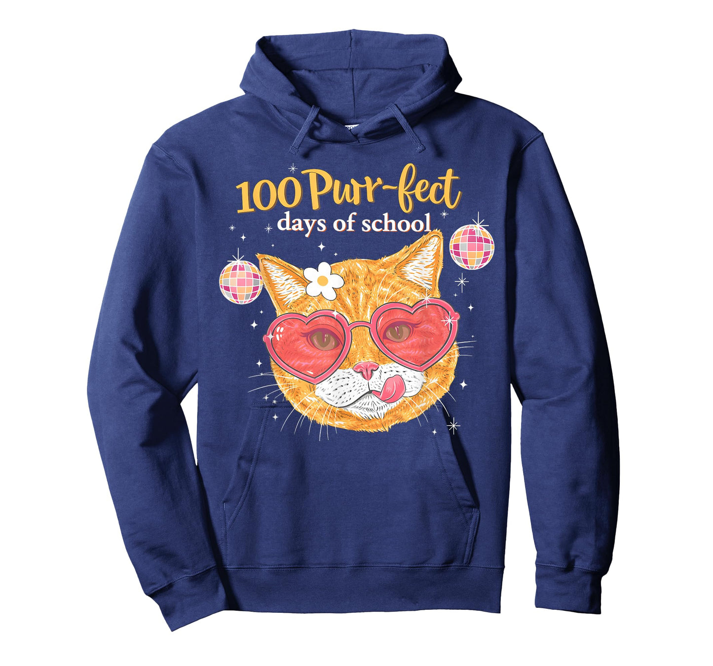 100 Purr-FECT Days of School Teacher Kid 100th Day of School T-Shirt