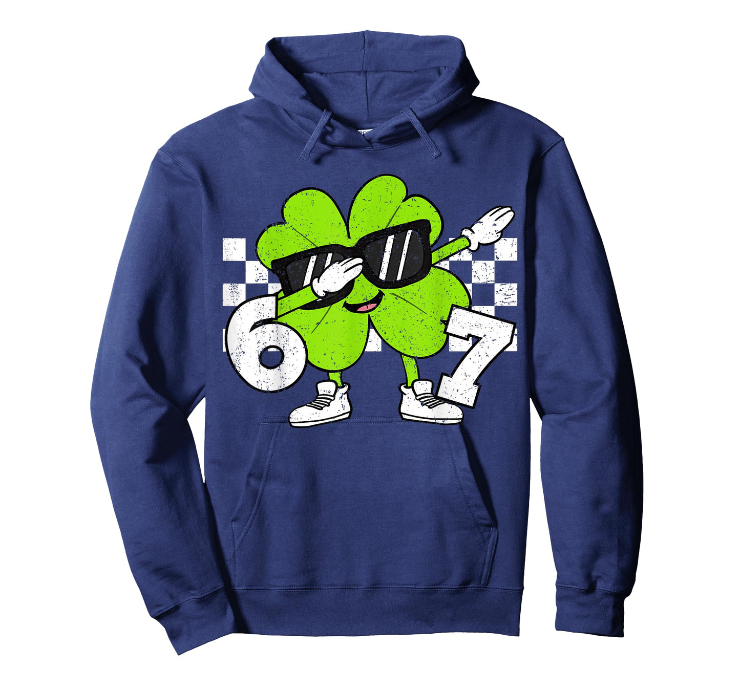 Boys St Patricks Day Dabbing Shamrock Clover 67 Six Seven T-Shirt