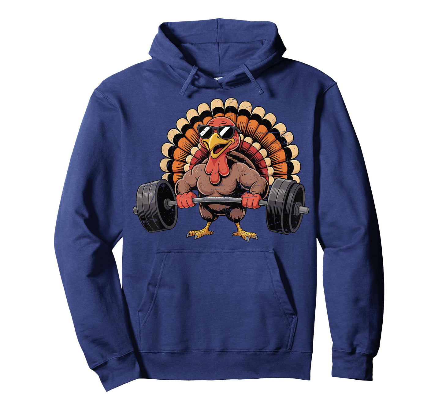 Thanksgiving Workout Turkey Barbell Lift Gym Men Women T-Shirt