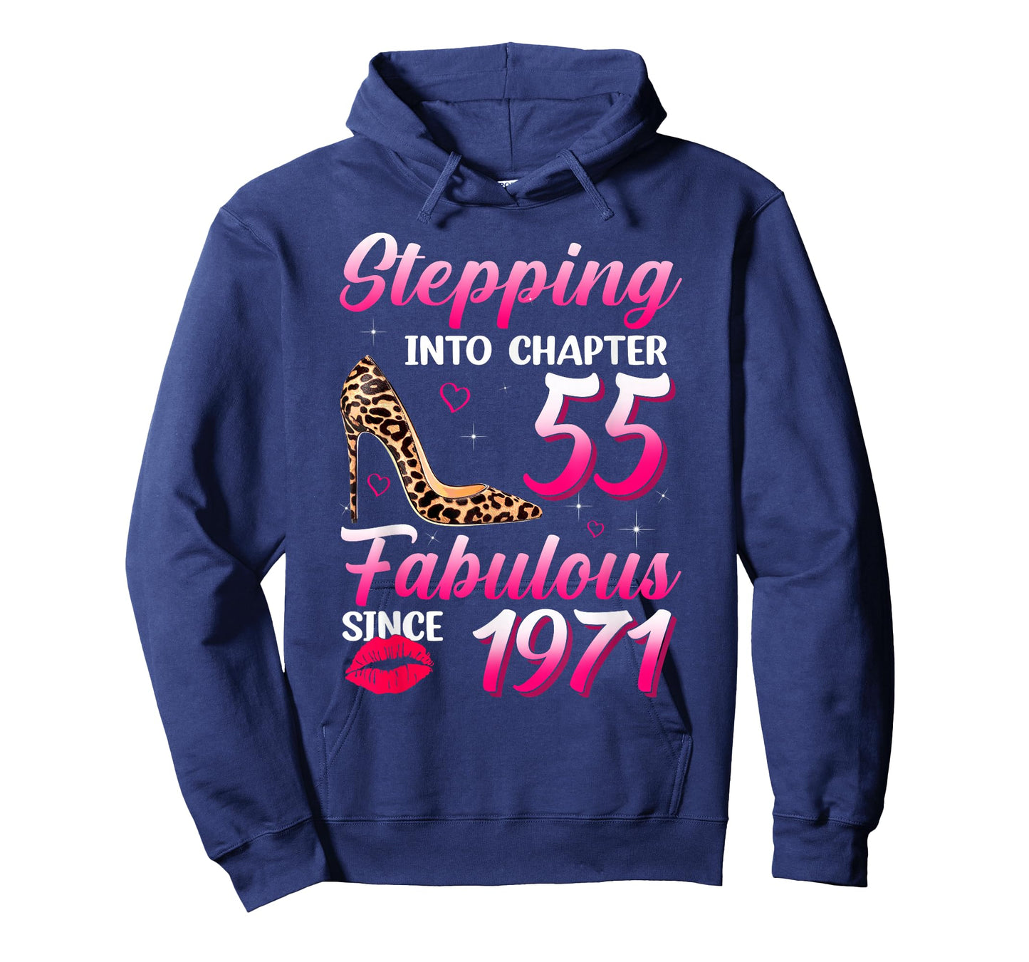 Stepping Into Chapter 55 Fabulous Since 1971 55th Birthday T-Shirt