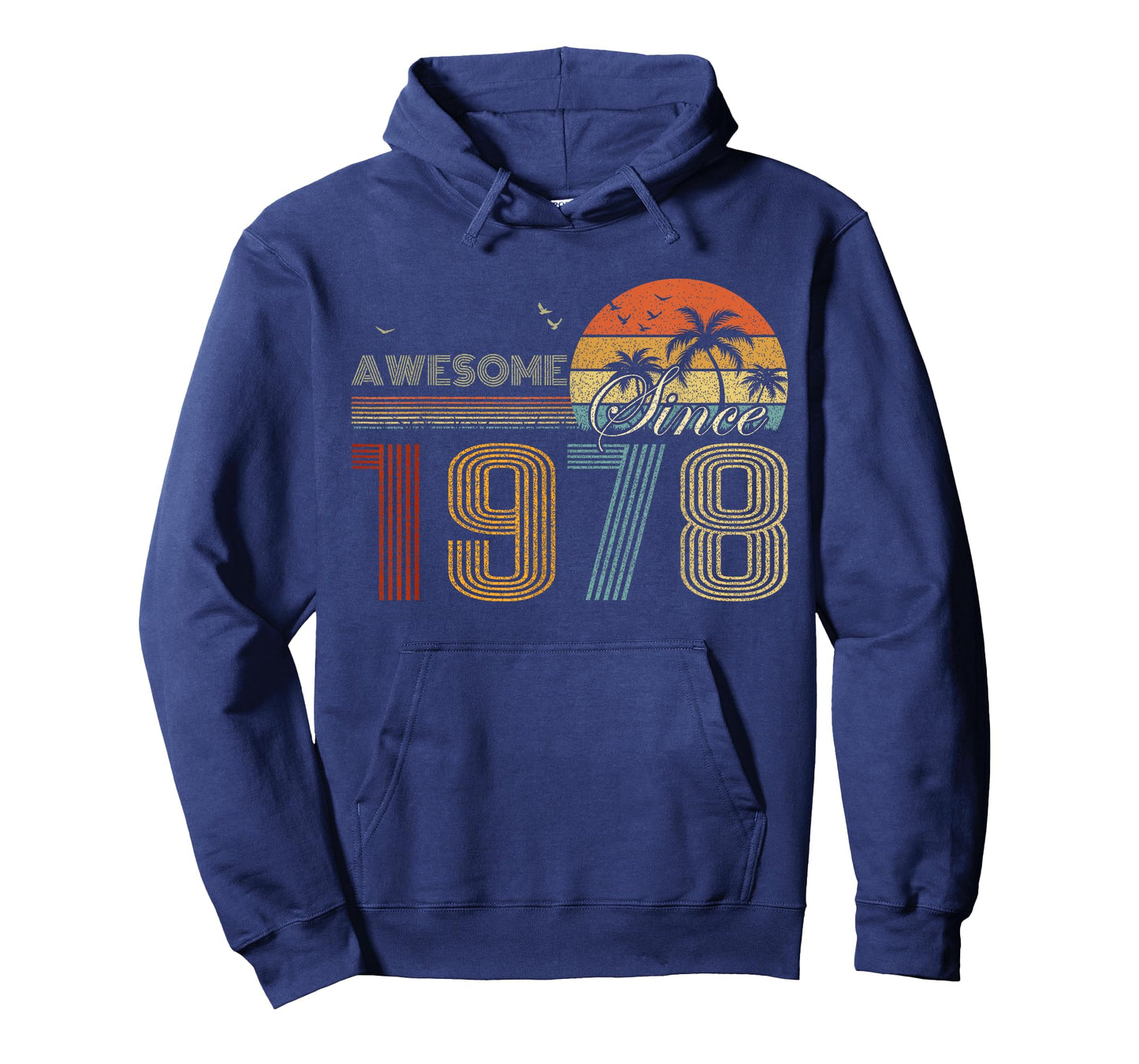 Awesome Since 1978 Men Women Birth of Birthday Years Vintage T-Shirt