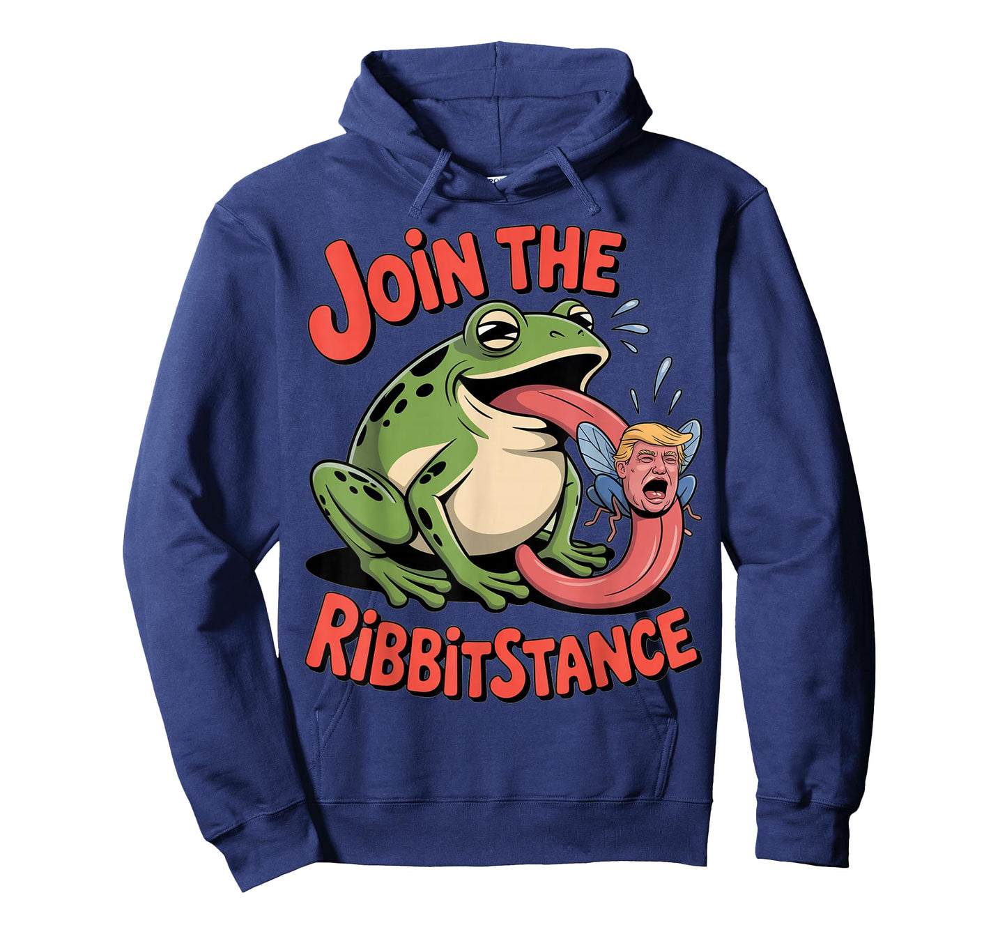 Resistance Frog Funny No Kings Protest Resist Ribbitstance T-Shirt