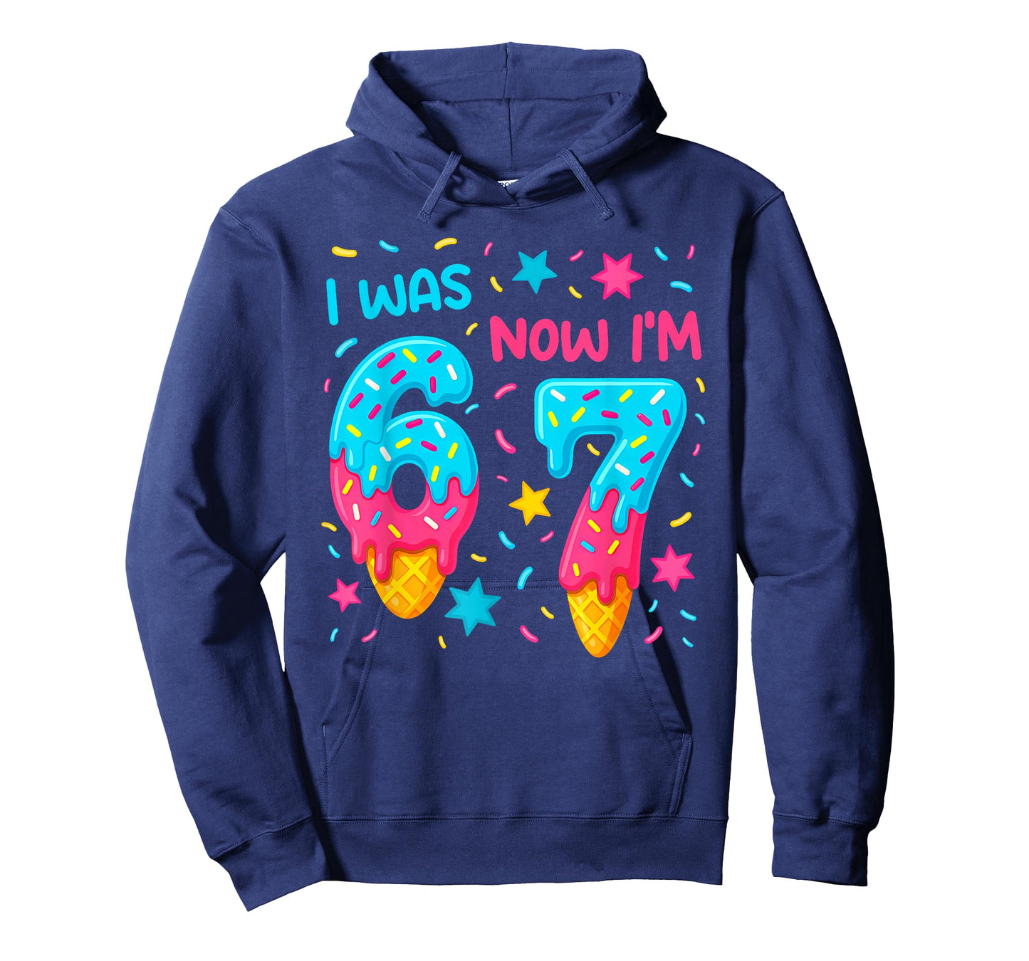 7 Year Old Birthday Shirt was 6 Now I'm 7 67 Funny for Kids T-Shirt