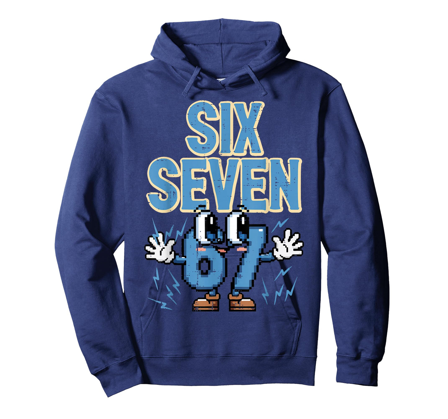 Six Seven 67 Eyes Funny 6 7 Meme Gen Alpha Boys Girls Kids T-Shirt