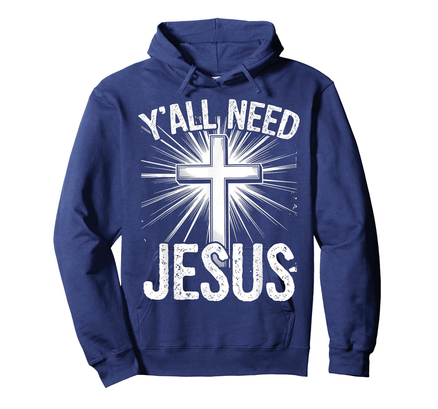 Y'all Need Jesus Meme Funny Christian Sarcastic Retro Cross T-Shirt