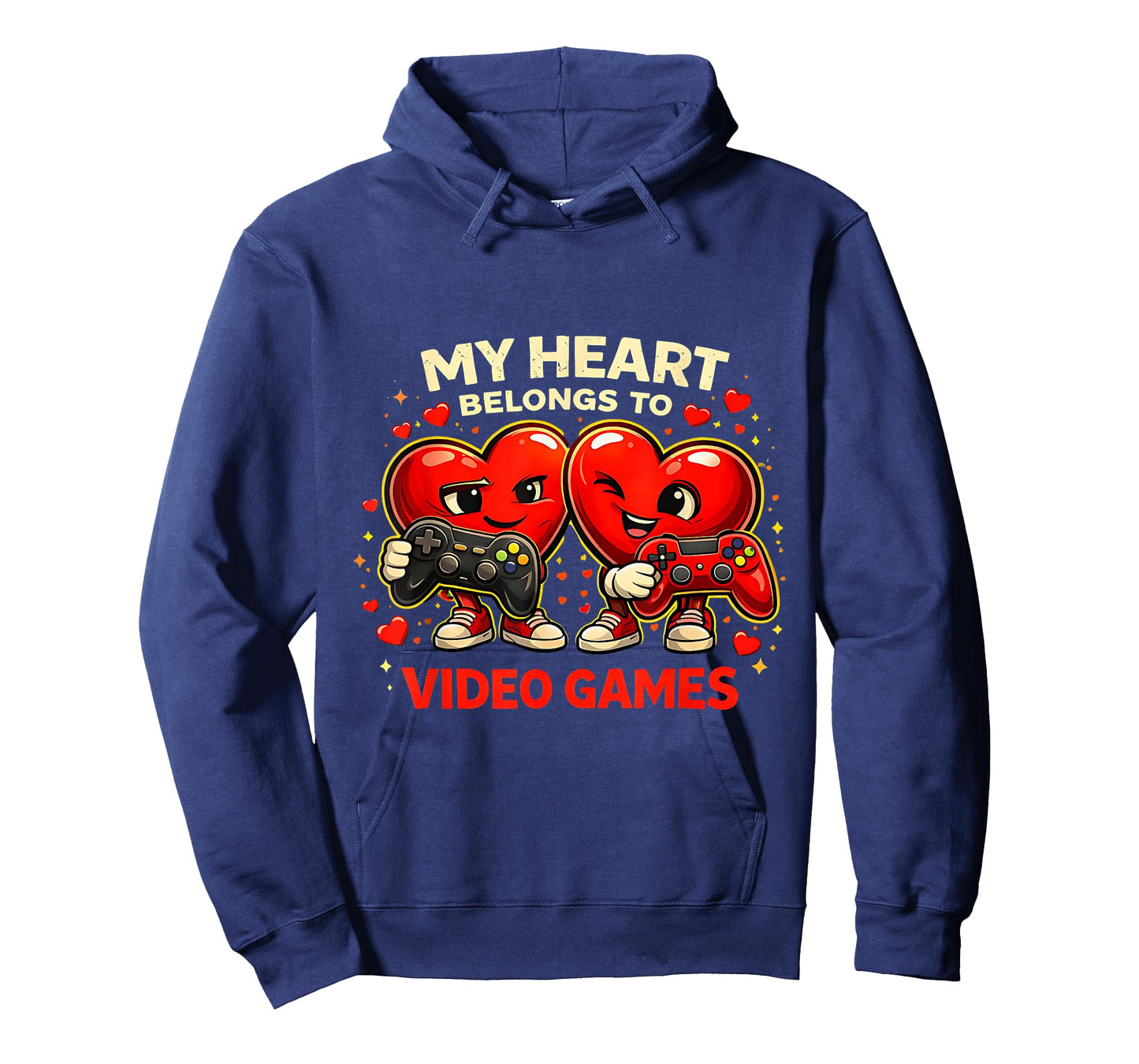San Valentin Gamer Heart Belongs to Video Games T-Shirt