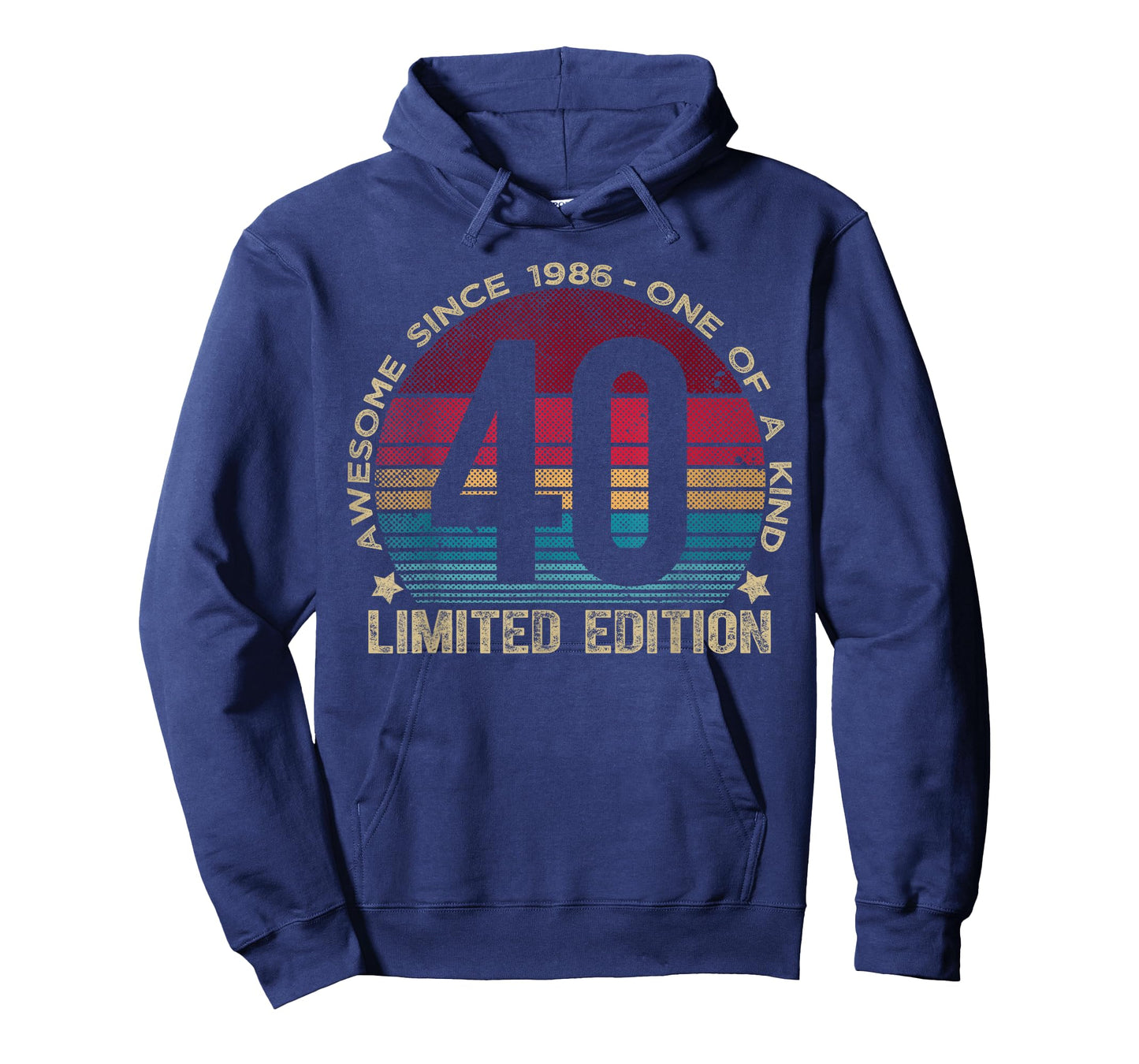 40 Year Old Gifts Vintage 1986 Limited Edition 40th Birthday T-Shirt