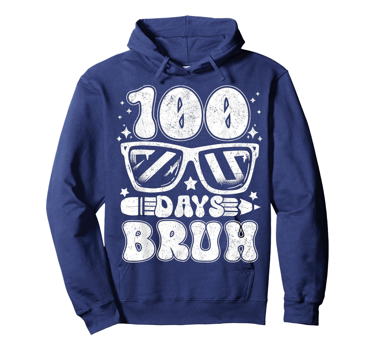 100 Days of School Bruh Sunglasses 100th Day of School Boys T-Shirt