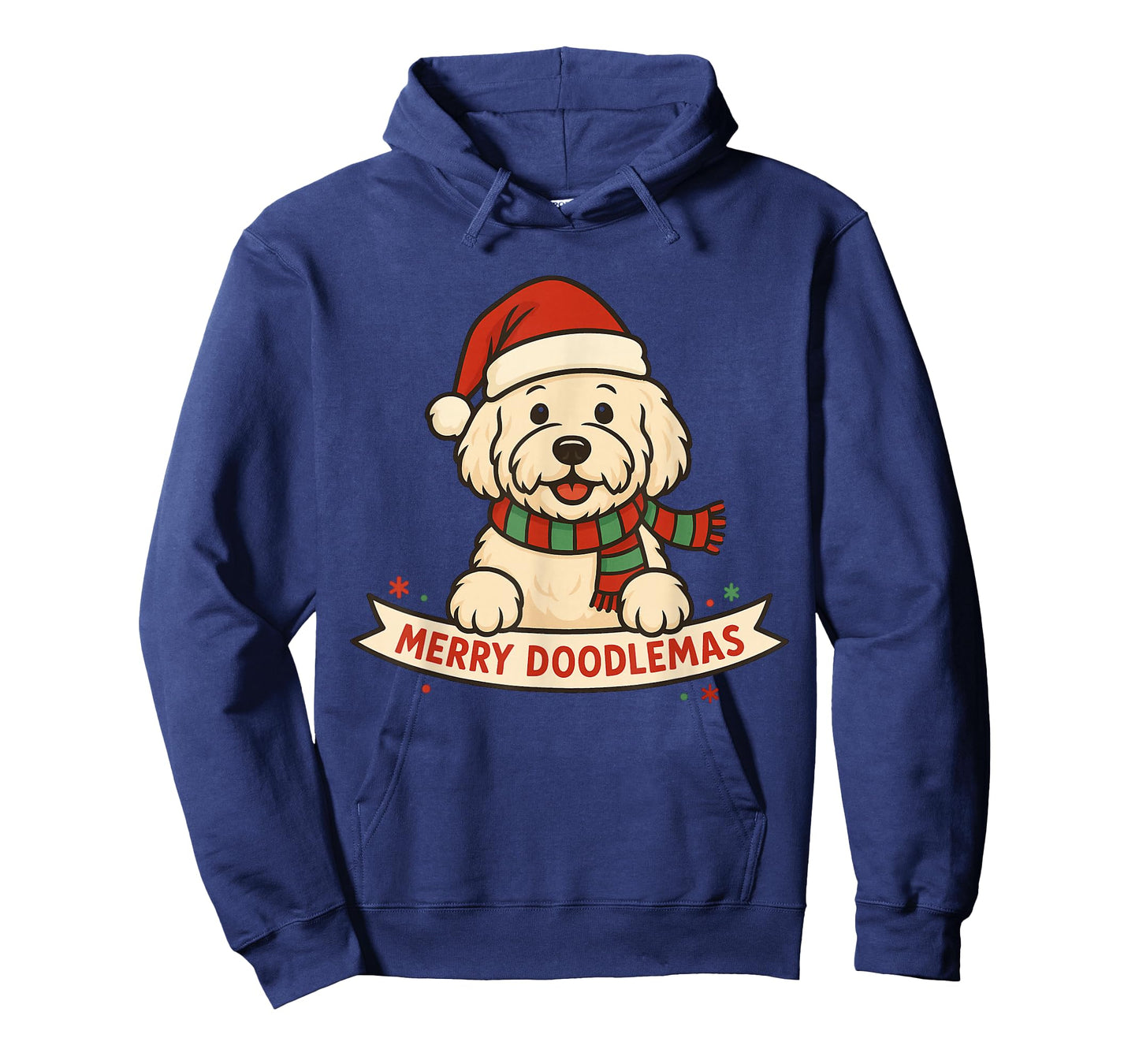 Merry Doodlemas | Goldendoodle Christmas Dog | Doodles Xmas T-Shirt